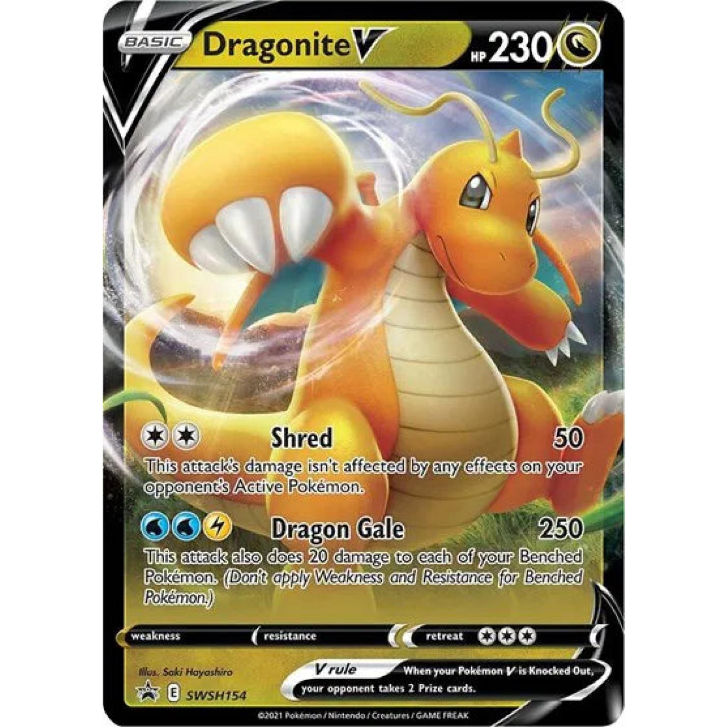Dragonite V SWSH154 - Sword & Shield Promo - Holofoil