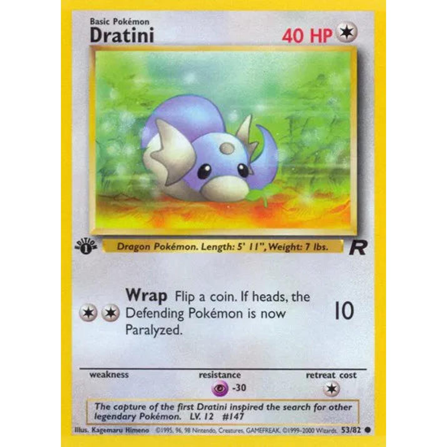 Dratini 53/82 - Team Rocket (1st Edition) - Normal
