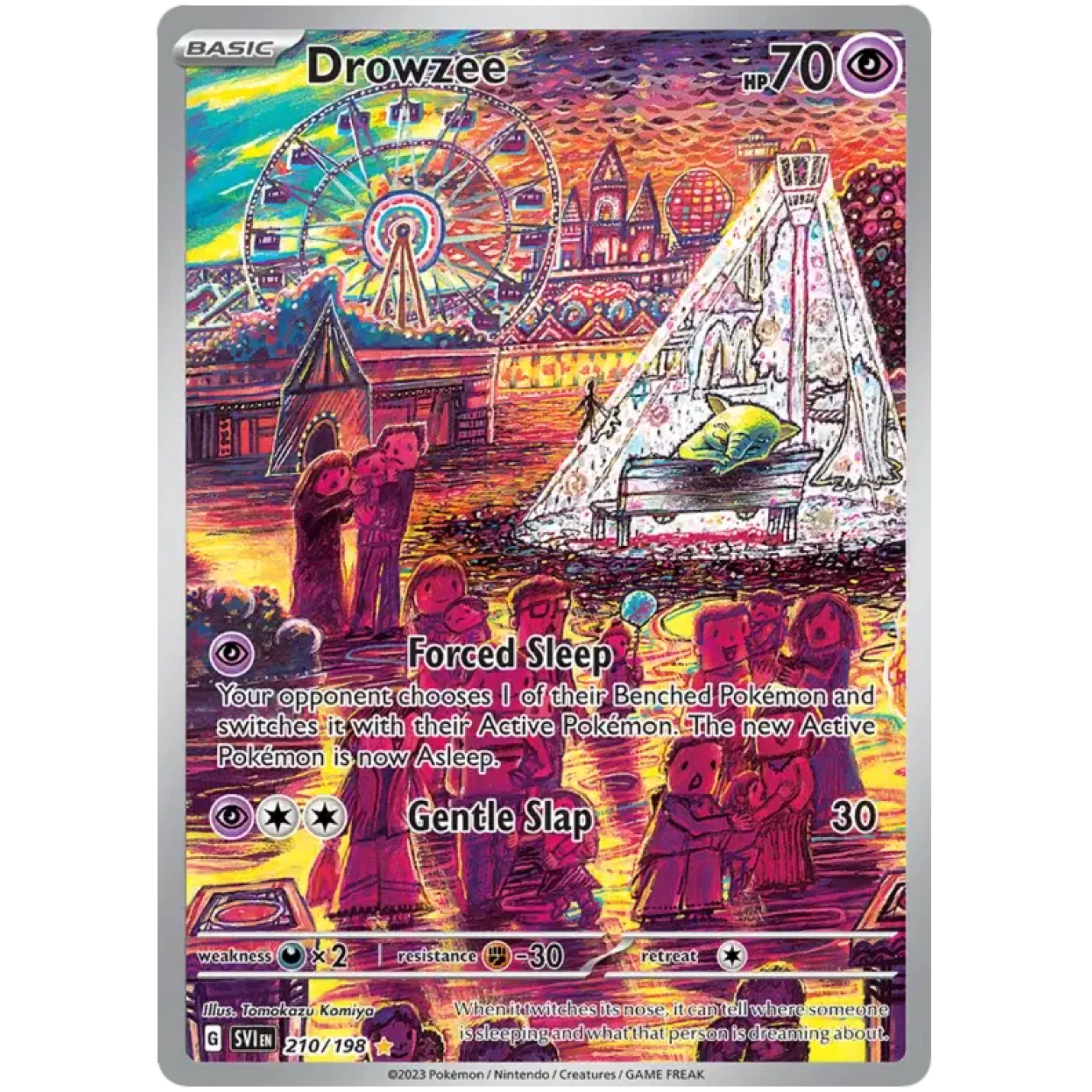 Drowzee 210 198 Scarlet_Violet Holofoil
