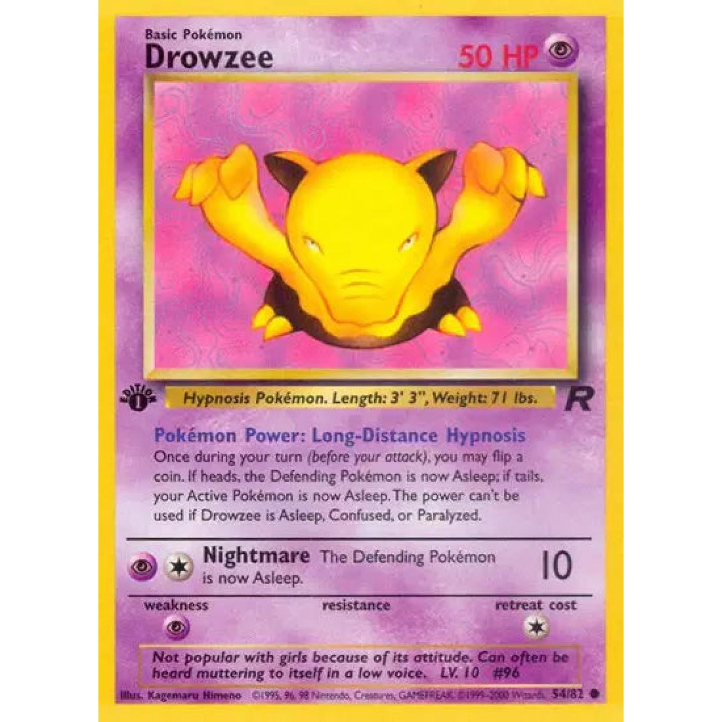 Drowzee 54/82 - Team Rocket (1st Edition) - Normal