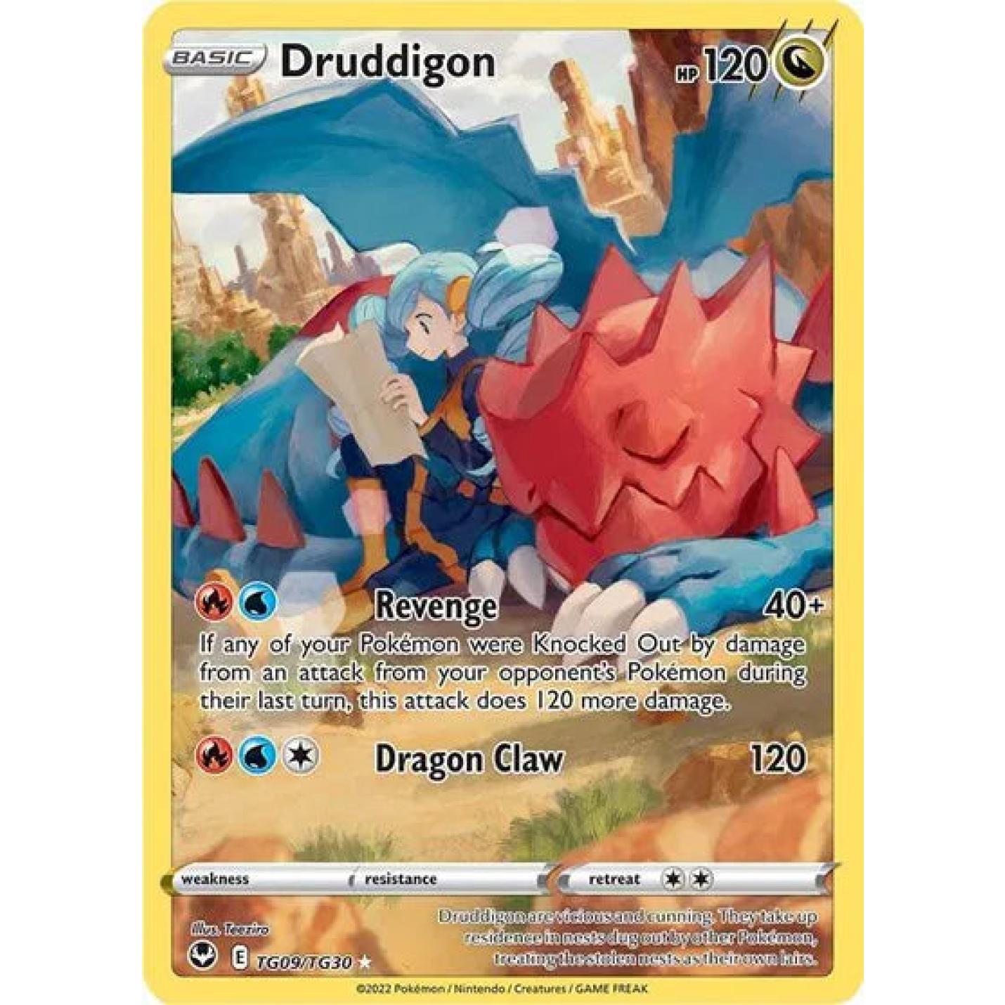 Druddigon TG09/TG30 - Silver Tempest Trainer Gallery - Holofoil