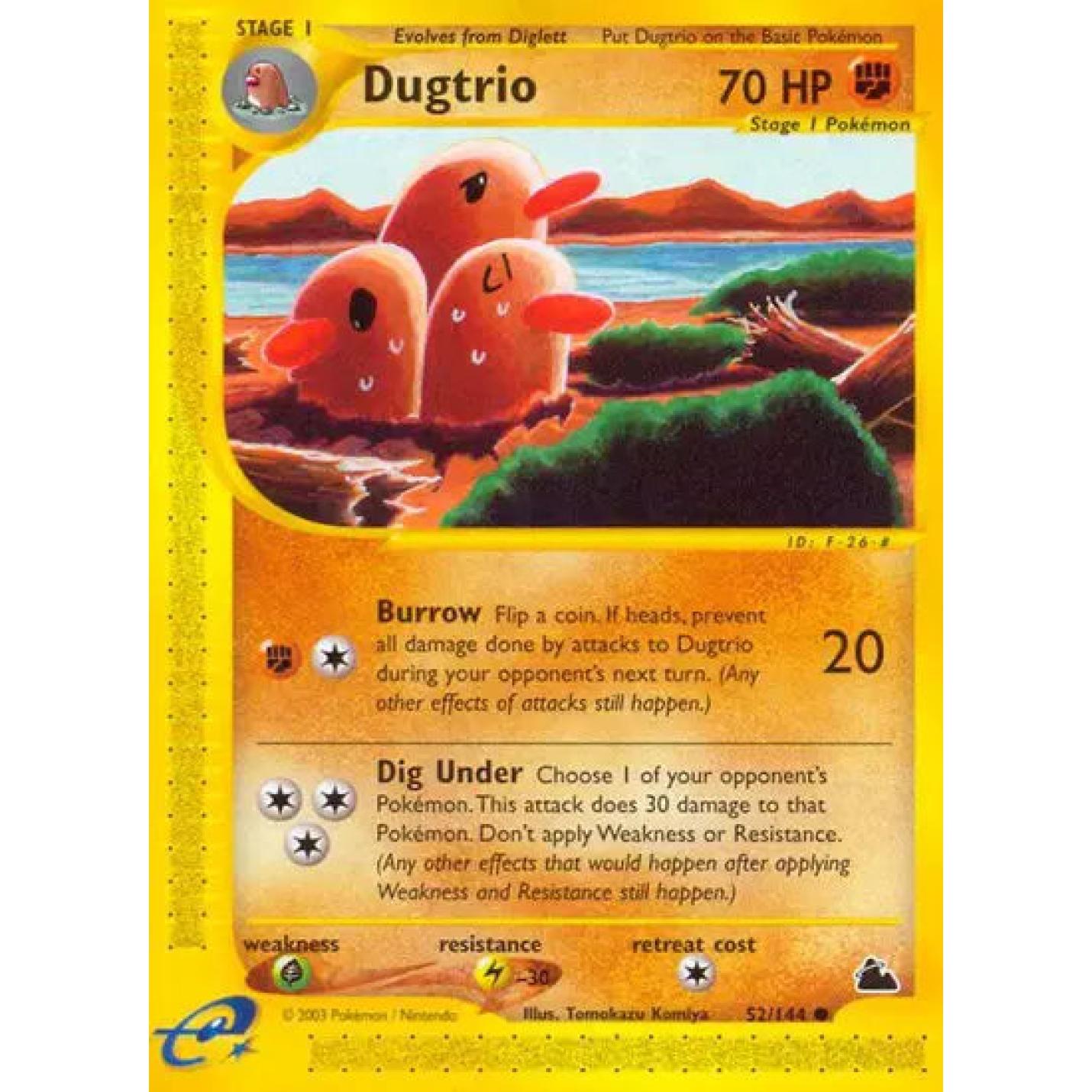 Dugtrio 52/144 - Skyridge - Normal