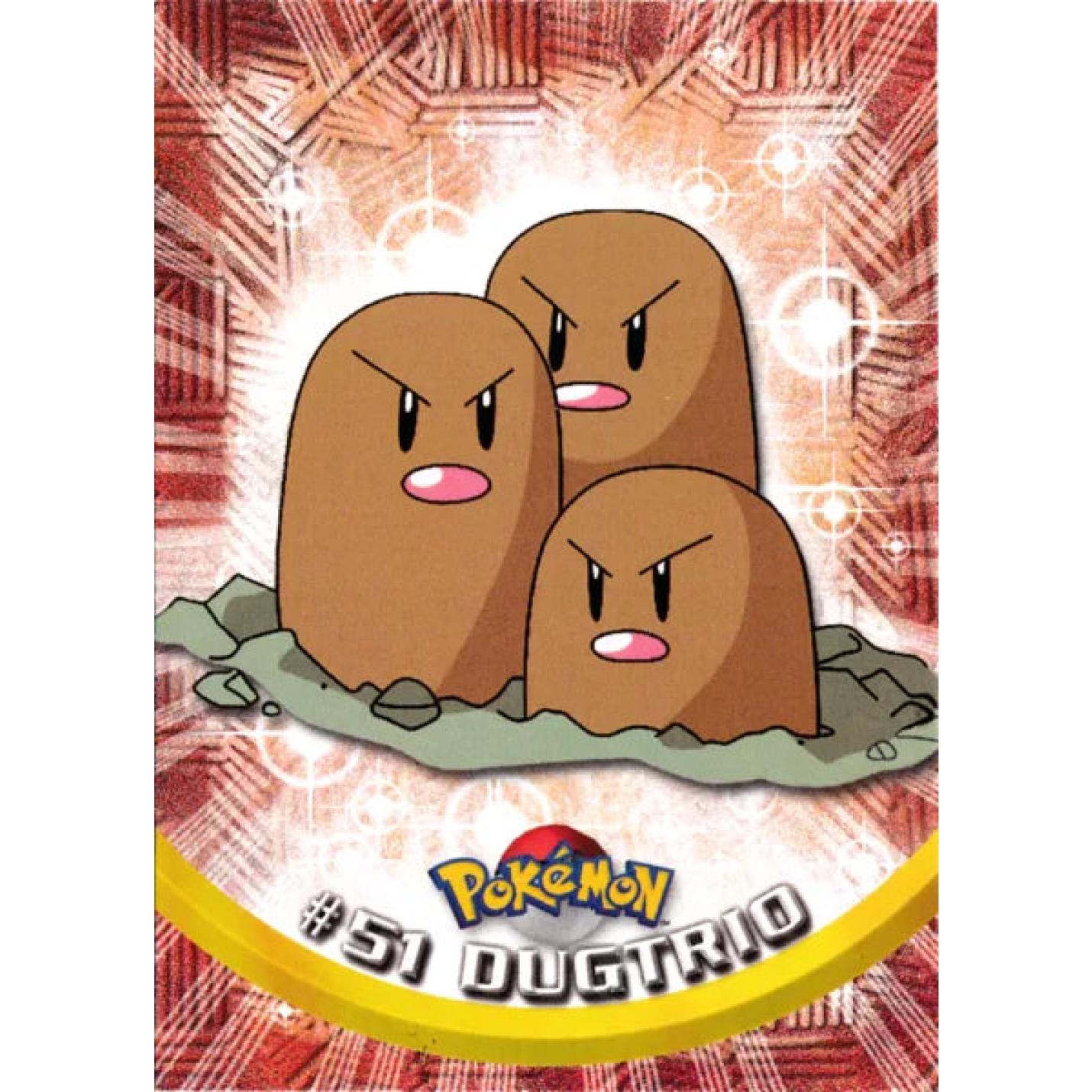 Dugtrio 51 - Topps Series 1 - Normal