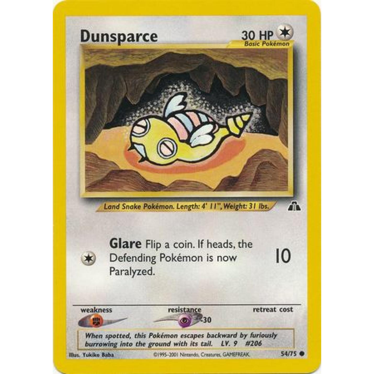 Dunsparce 54/75 - Neo Discovery (Unlimited) - Normal