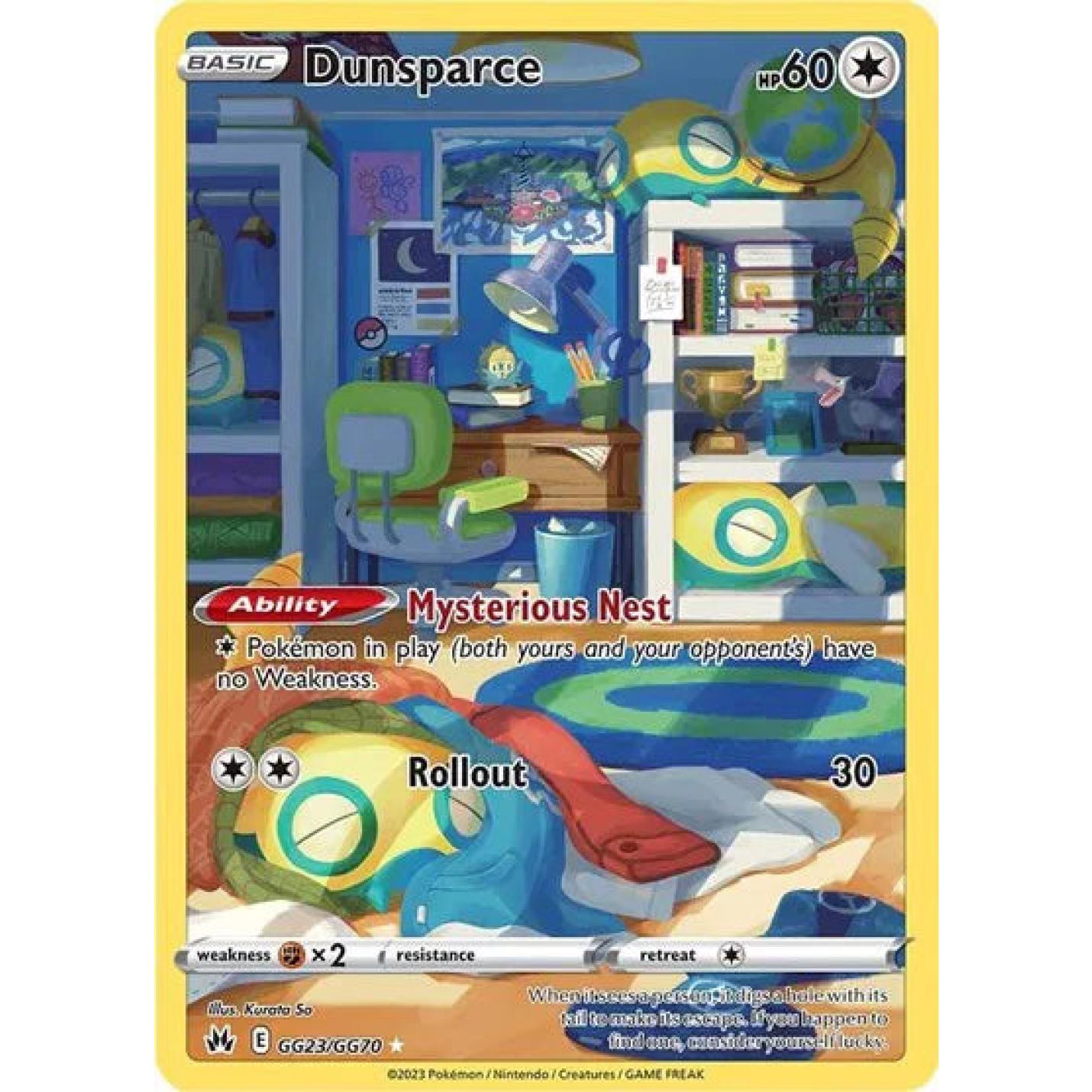 Dunsparce GG23/GG70 - Crown Zenith: Galarian Gallery - Holofoil