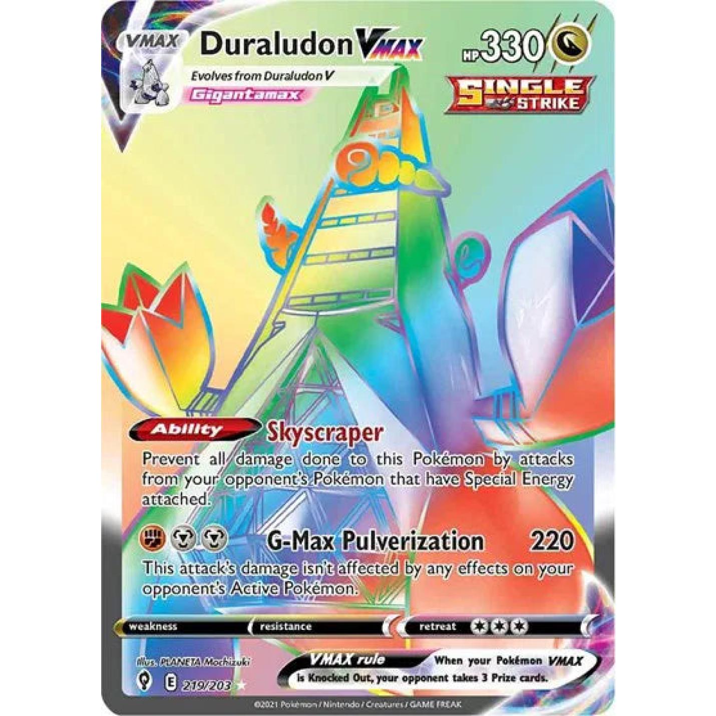 Duraludon VMAX 219/203 - Evolving Skies - Holofoil
