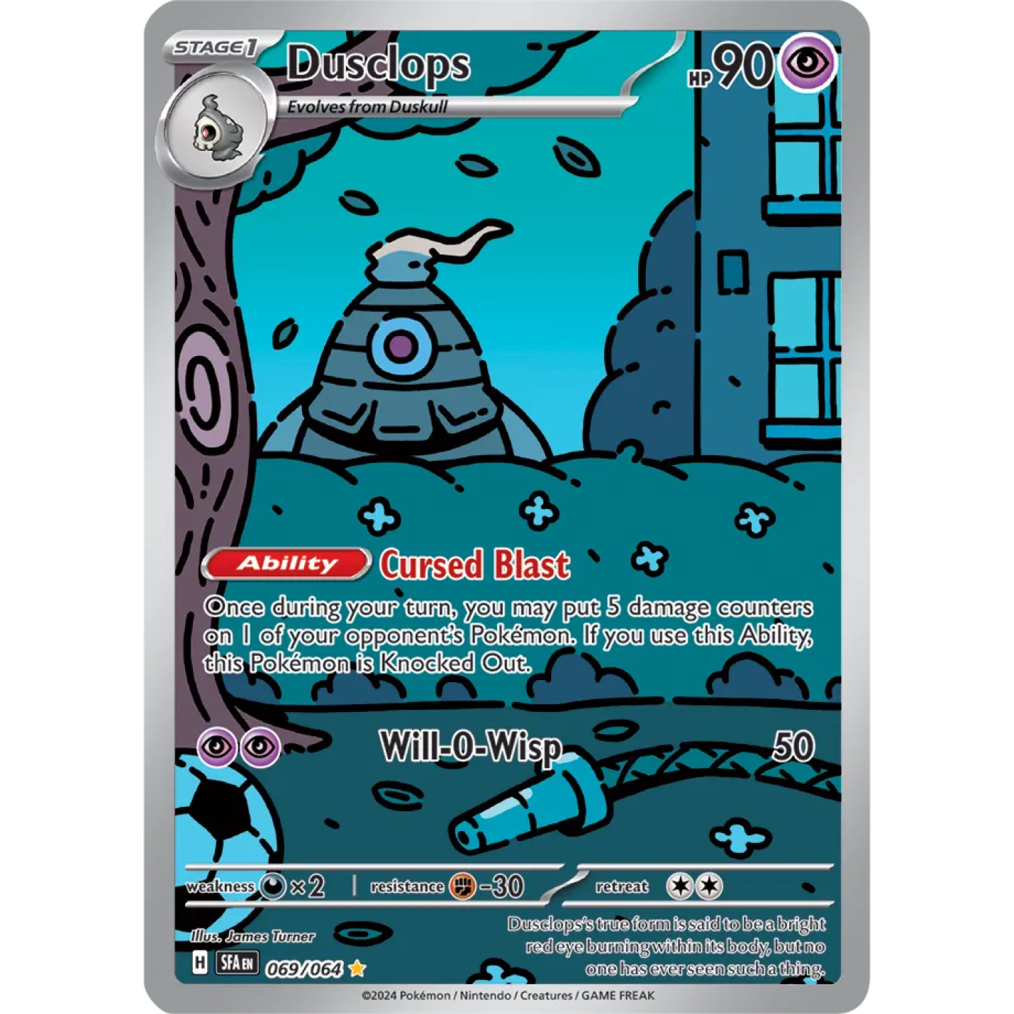 Dusclops 069/064 - Shrouded Fable - Holofoil