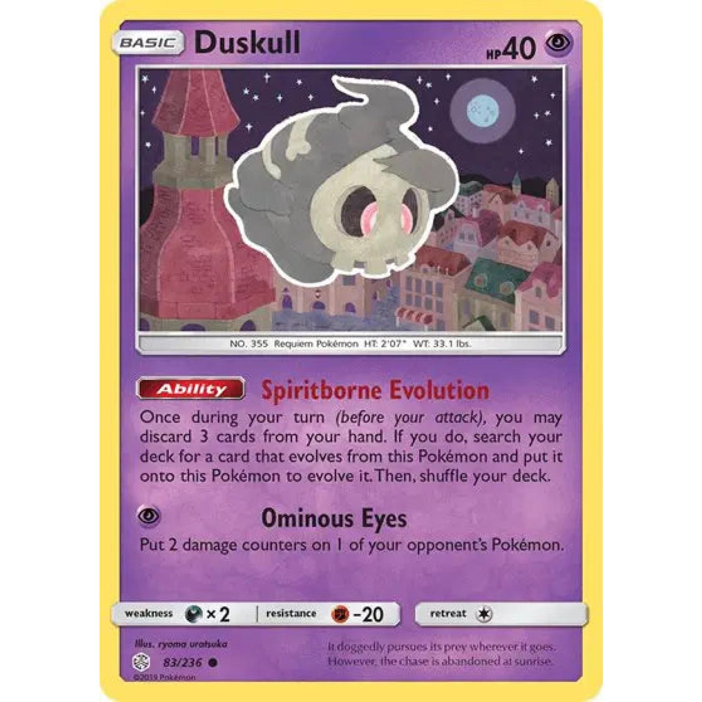 Duskull 83/236 - Cosmic Eclipse - Reverse Holofoil