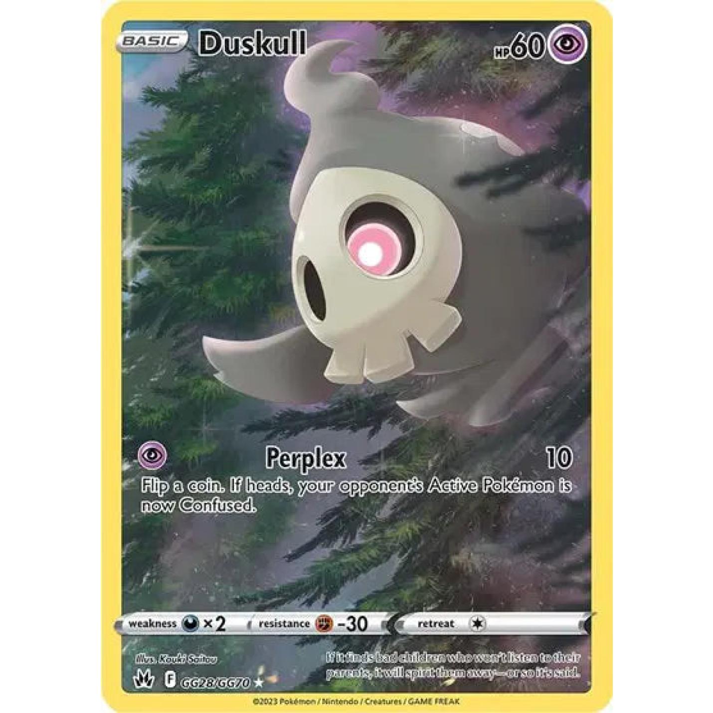 Duskull GG28/GG70 - Crown Zenith: Galarian Gallery - Holofoil