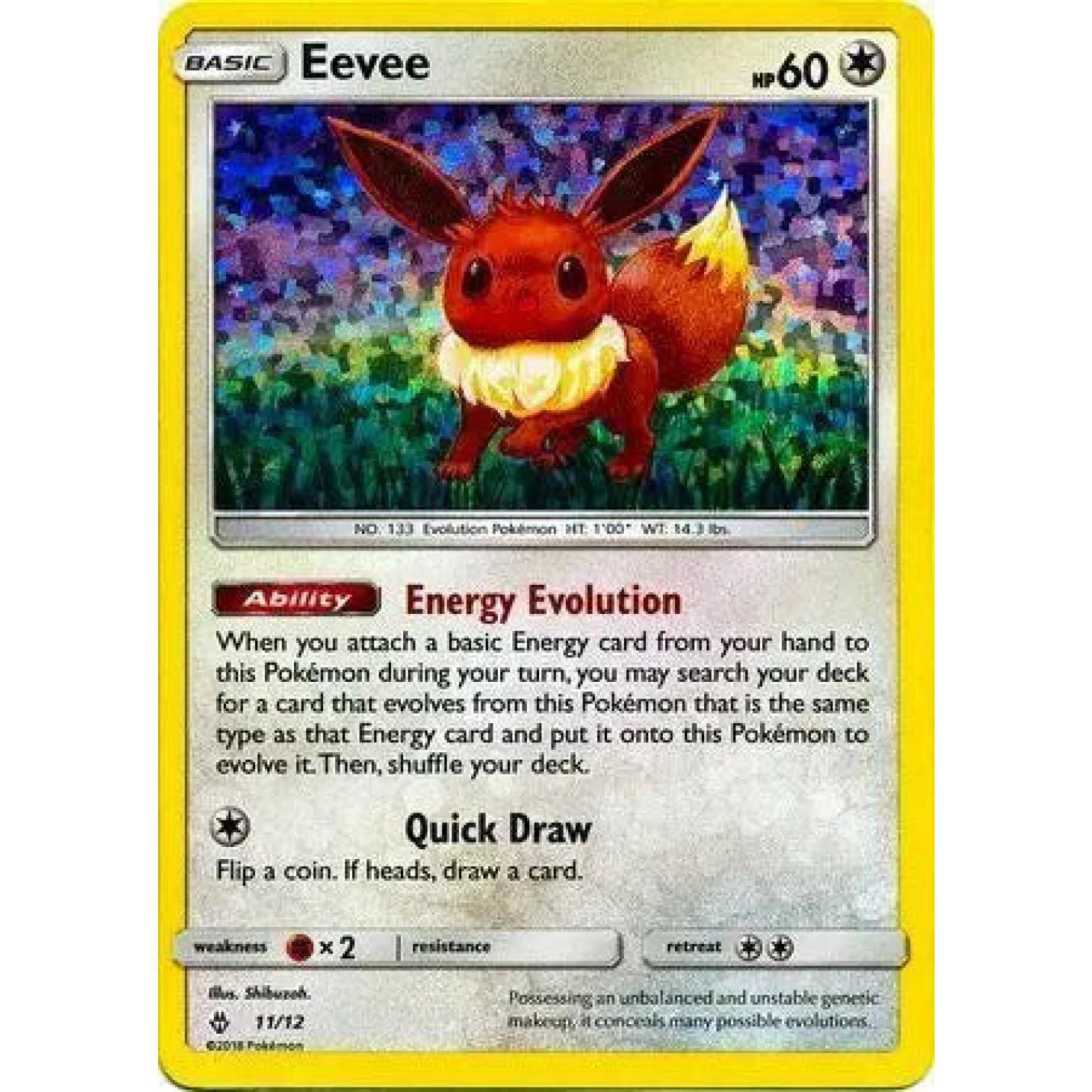Eevee 11/12 - McDonald's Collection (2018) - Holofoil