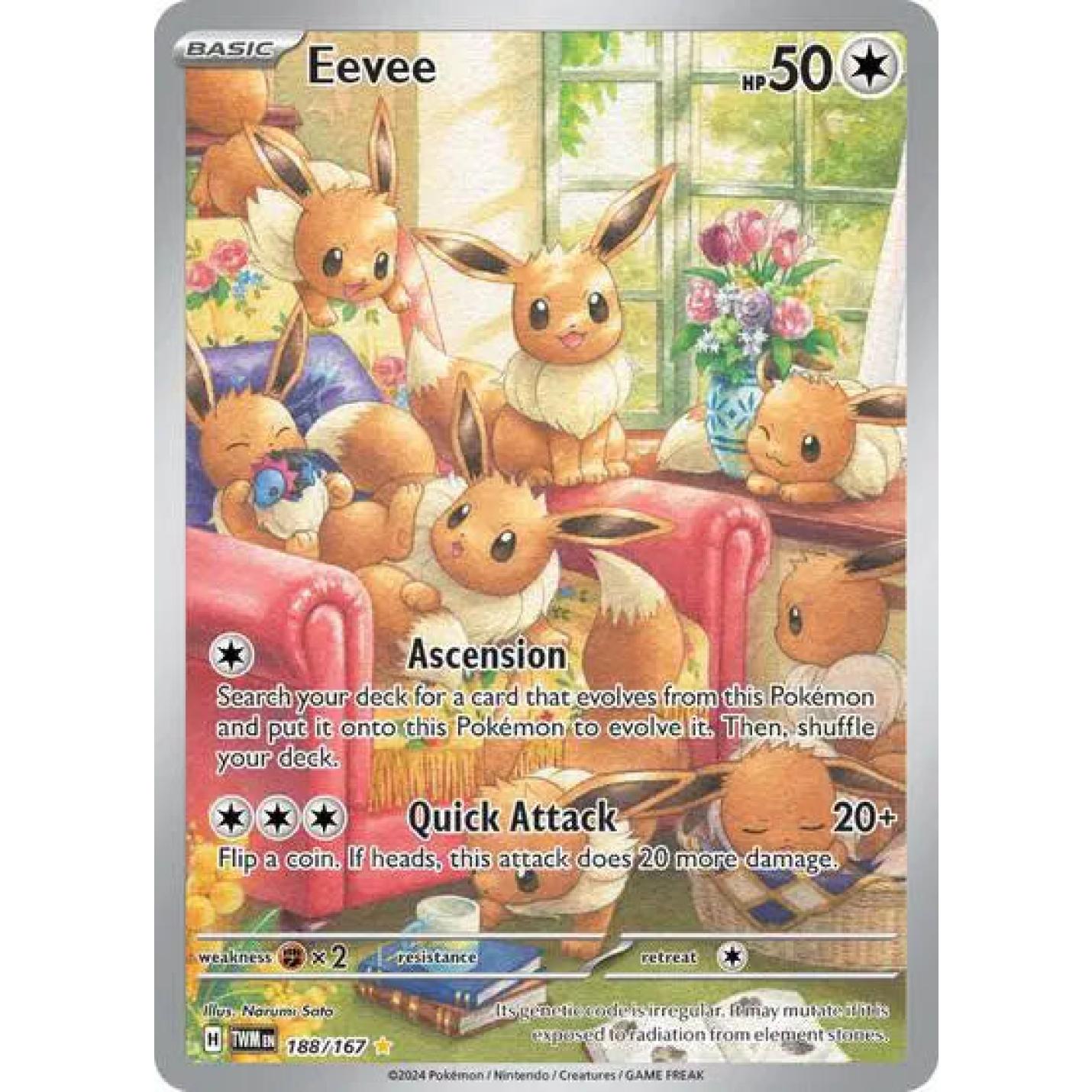 Eevee 188/167 - Twilight Masaquerade - Holofoil