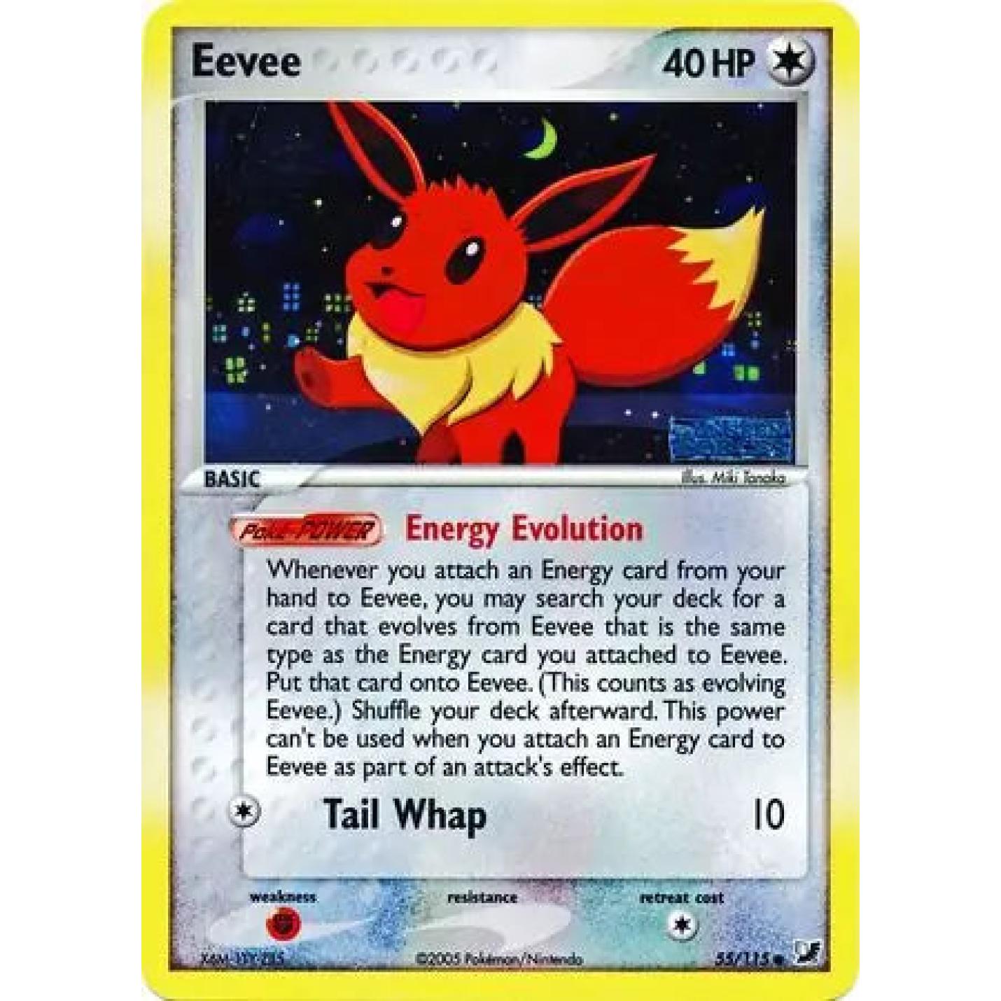 Eevee 55/115 - EX Unseen Forces - Reverse Holofoil
