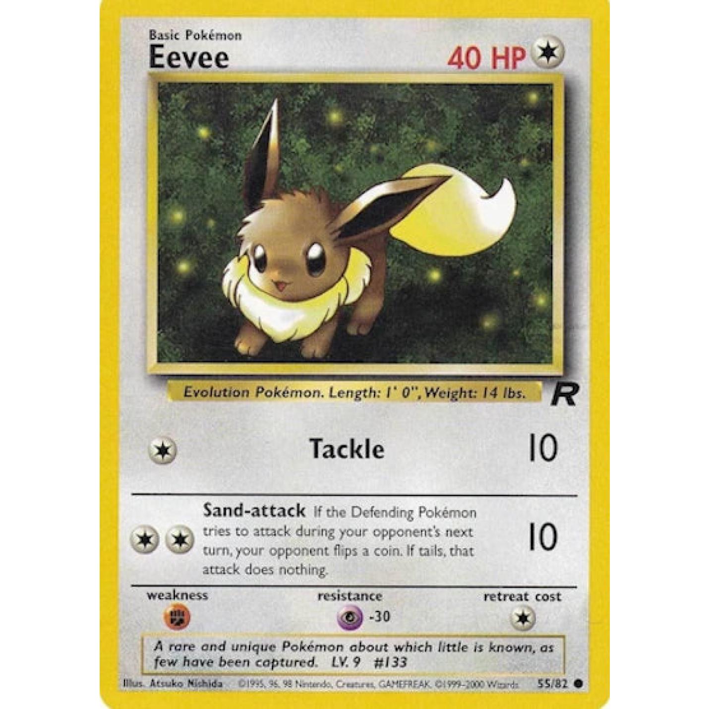 Eevee 55/82 - Team Rocket (Unlimited) - Normal