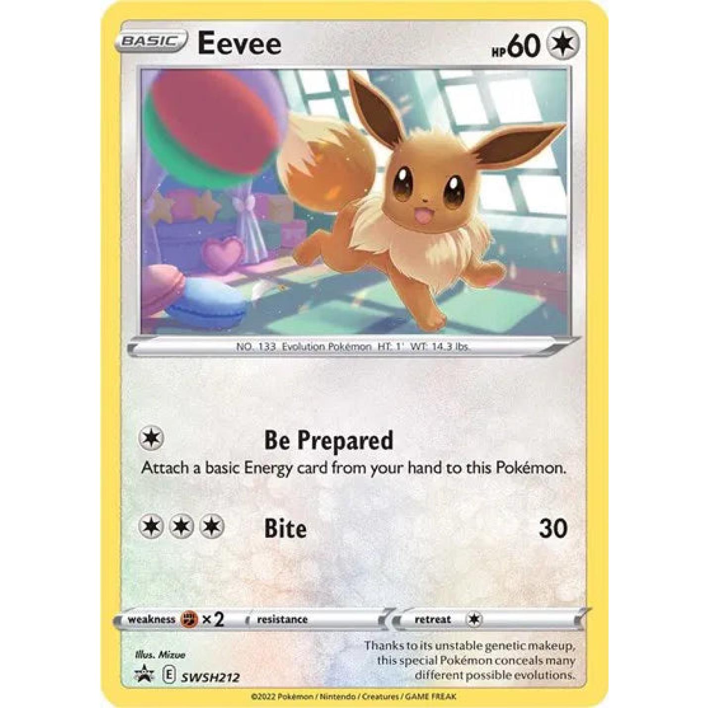 Eevee SWSH212 - Sword & Shield Promo - Holofoil