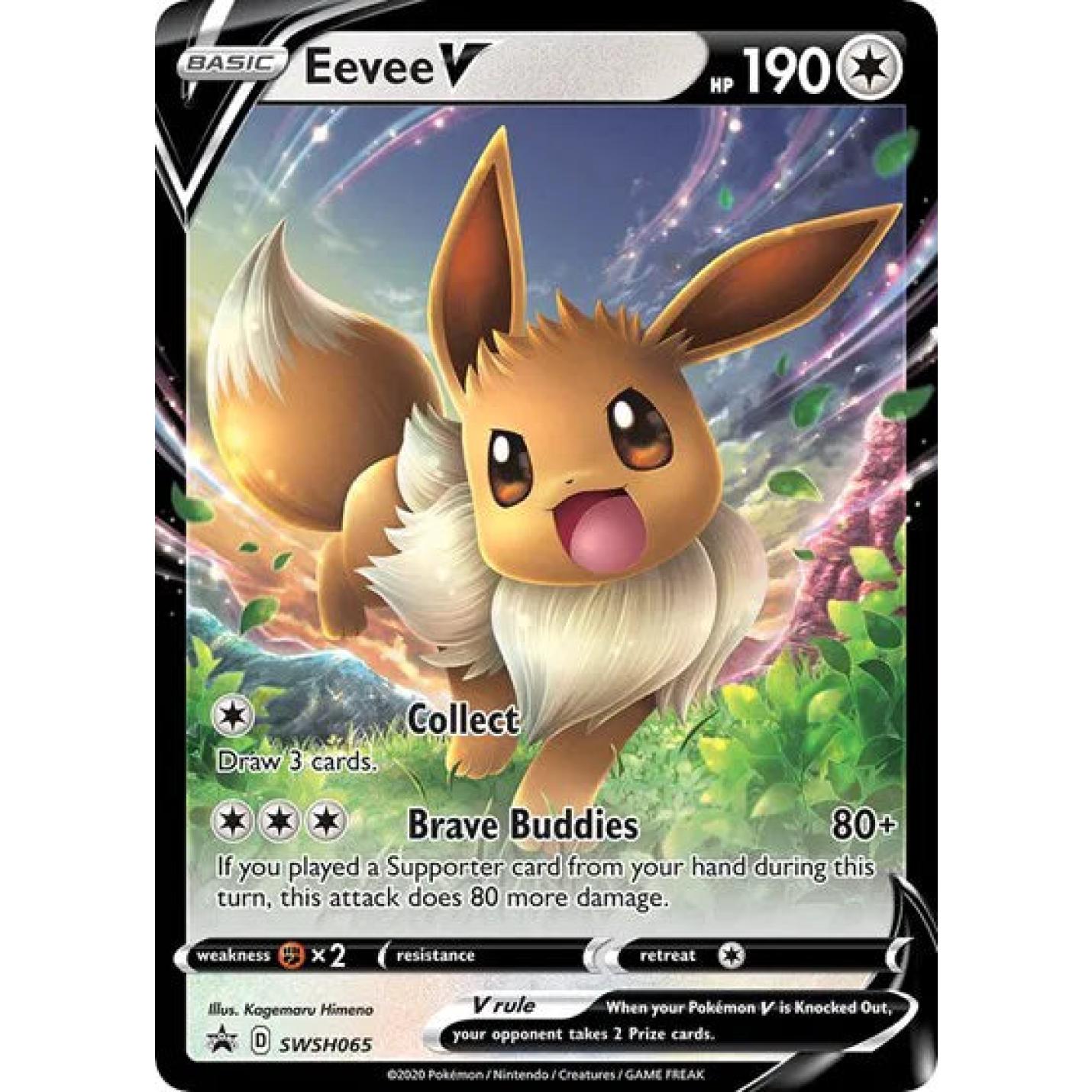 Eevee V SWSH065 - Sword & Shield Promo - Holofoil