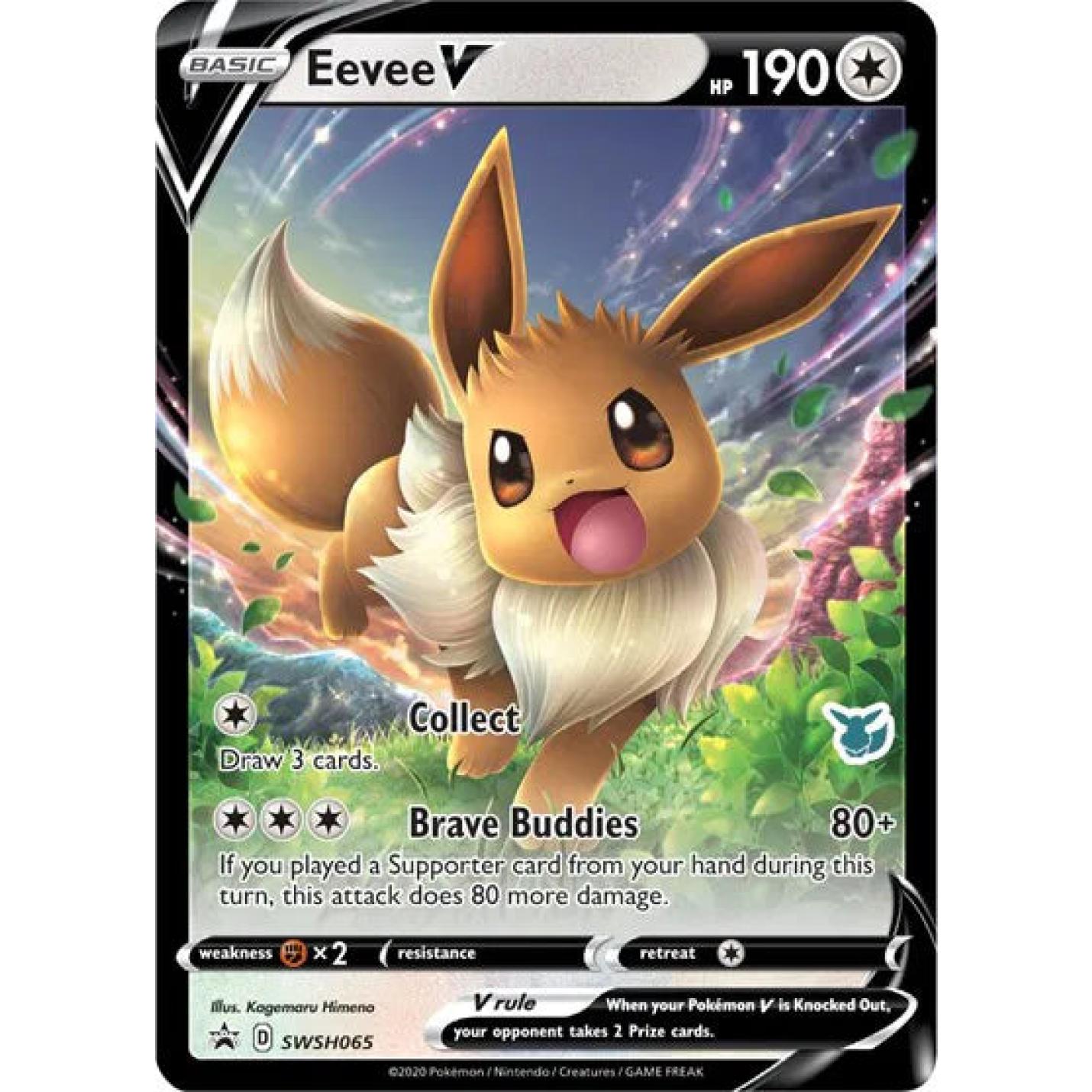 Eevee V (Eevee Stamped) SWSH065 - Battle Academy 2022 - Holofoil