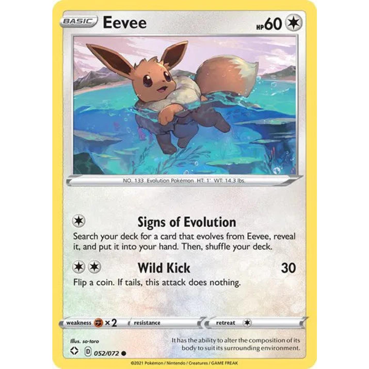 Eevee 052/072 - Shining Fates - Normal
