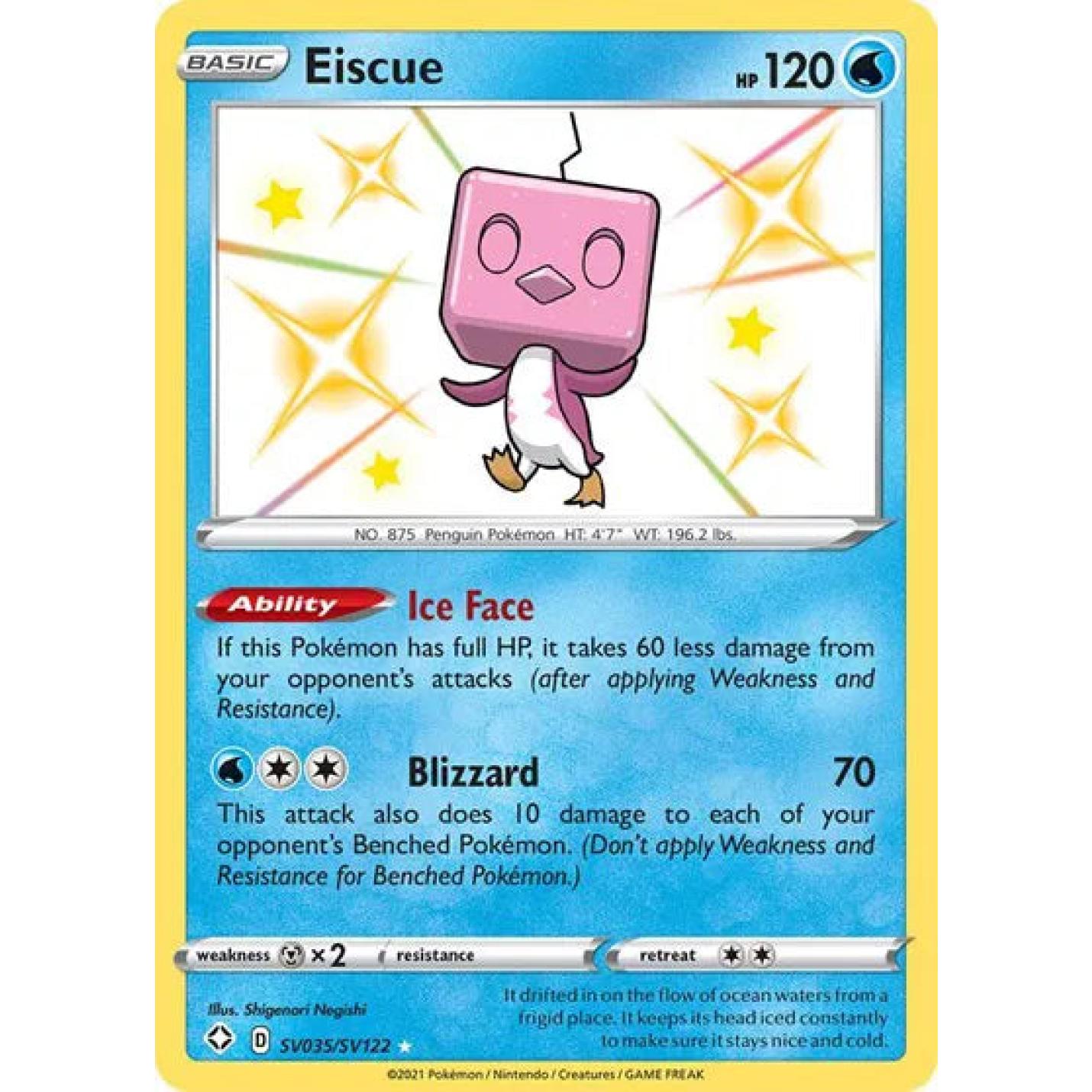 Eiscue SV035/SV122 - Shining Fates: Shiny Vault - Holofoil