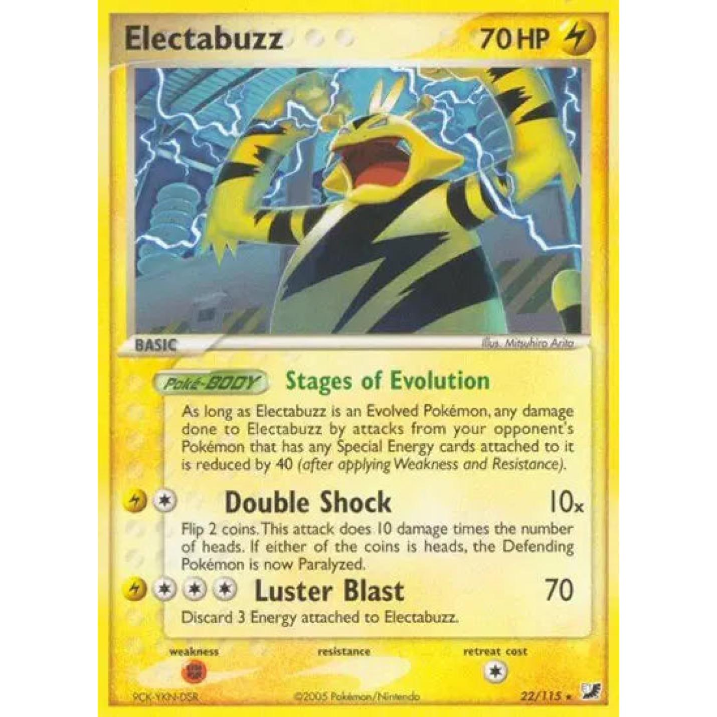 Electabuzz 22/115 - EX Unseen Forces - Normal