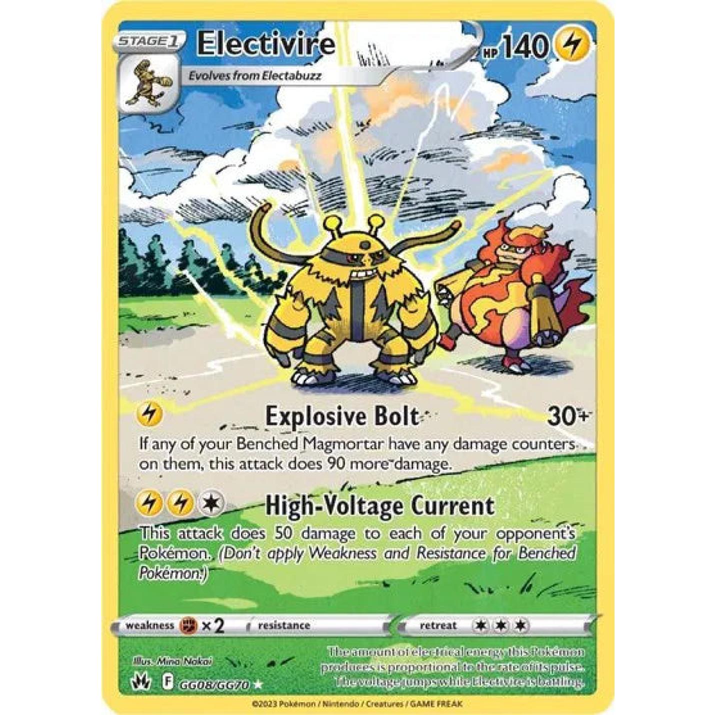 Electivire GG08/GG70 - Crown Zenith: Galarian Gallery - Holofoil