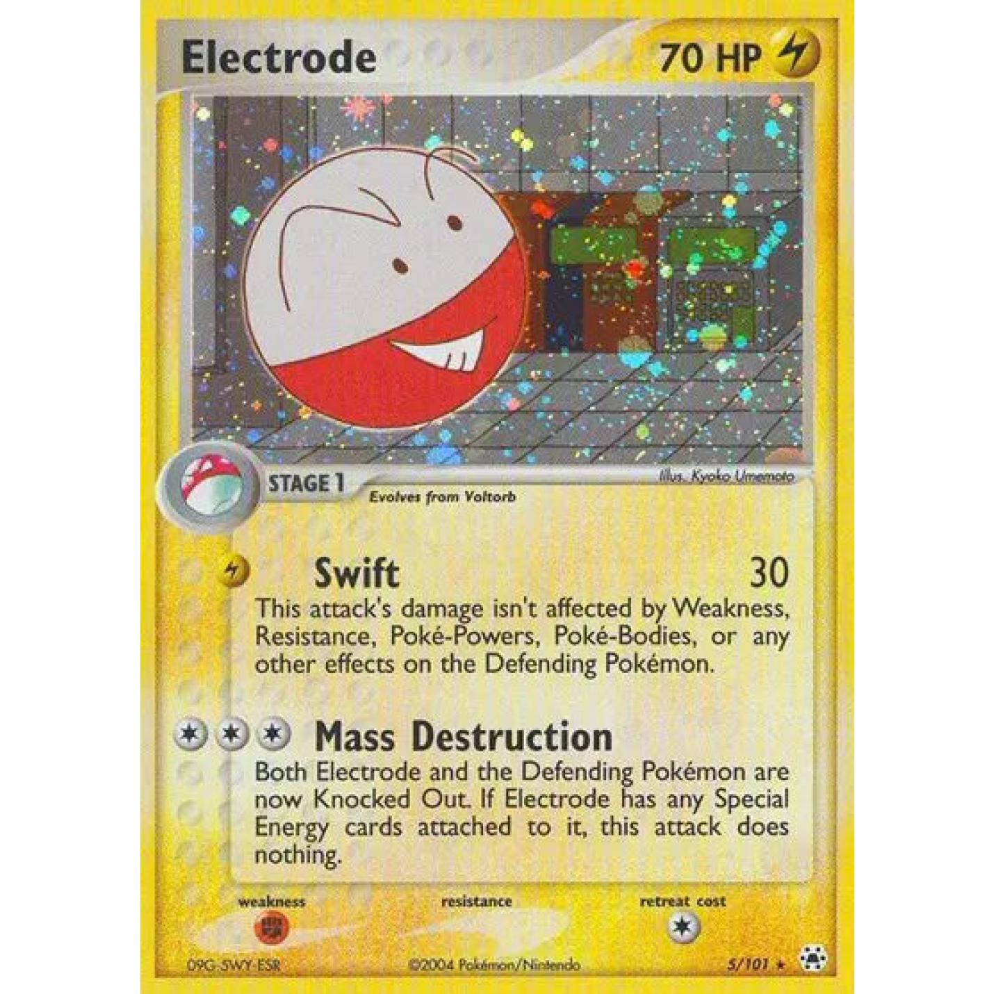 Electrode 5/101 - EX Hidden Legends - Holofoil