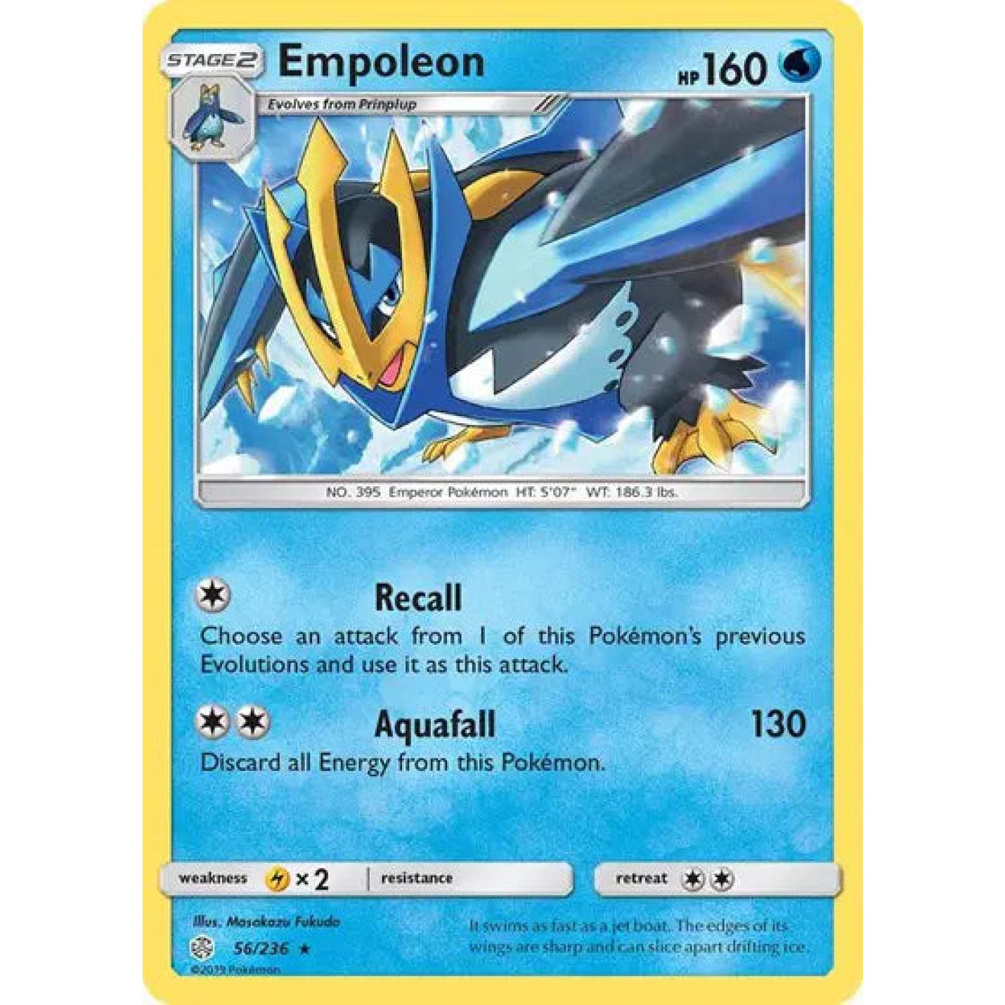 Empoleon 56/236 - Cosmic Eclipse - Reverse Holofoil