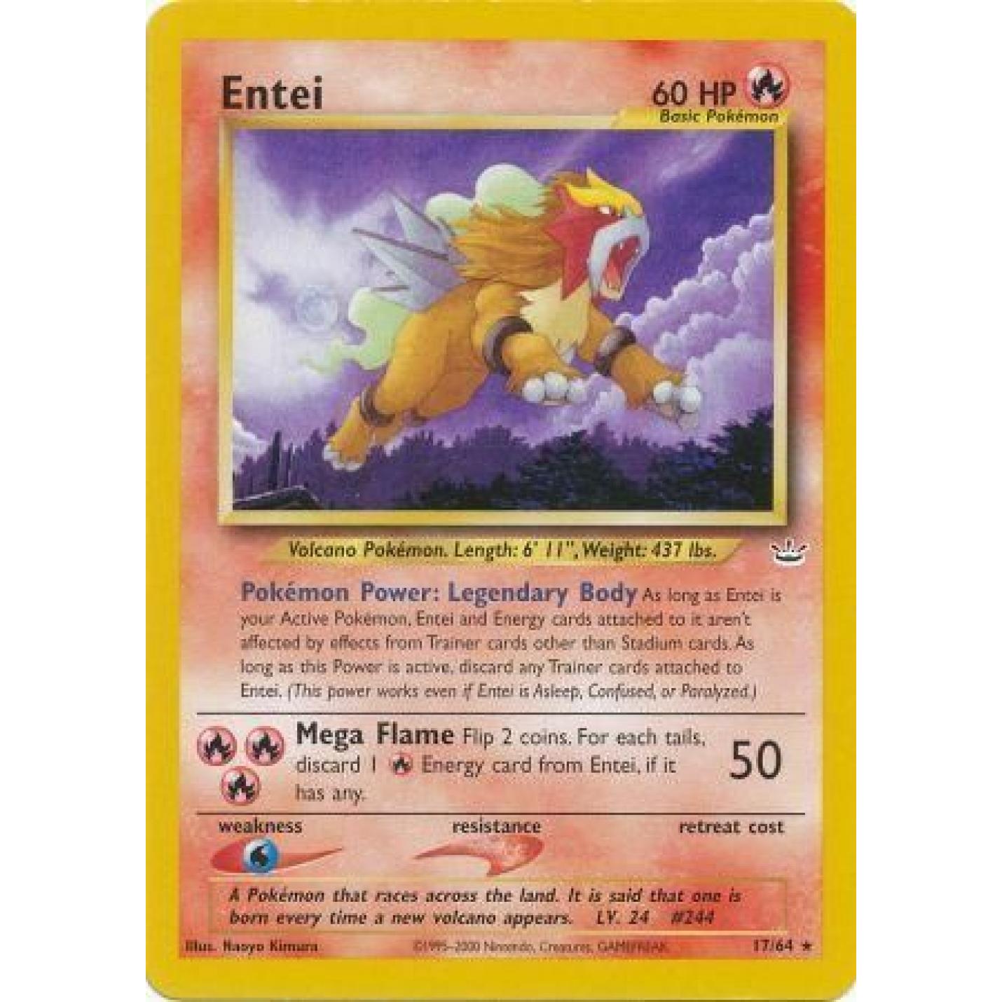 Entei 17/64 - Neo Revelation (Unlimited) - Normal