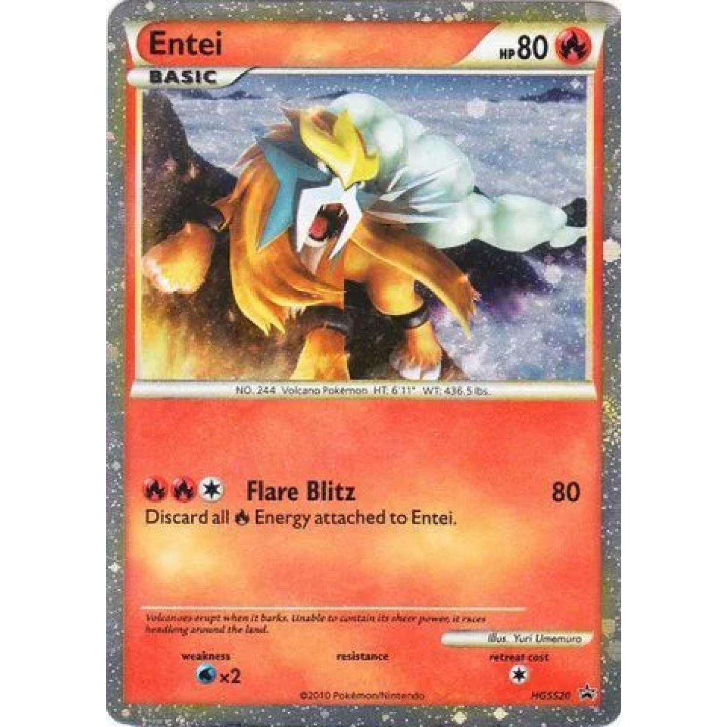 Entei HGSS20 - HeartGold SoulSilver Promos - Holofoil