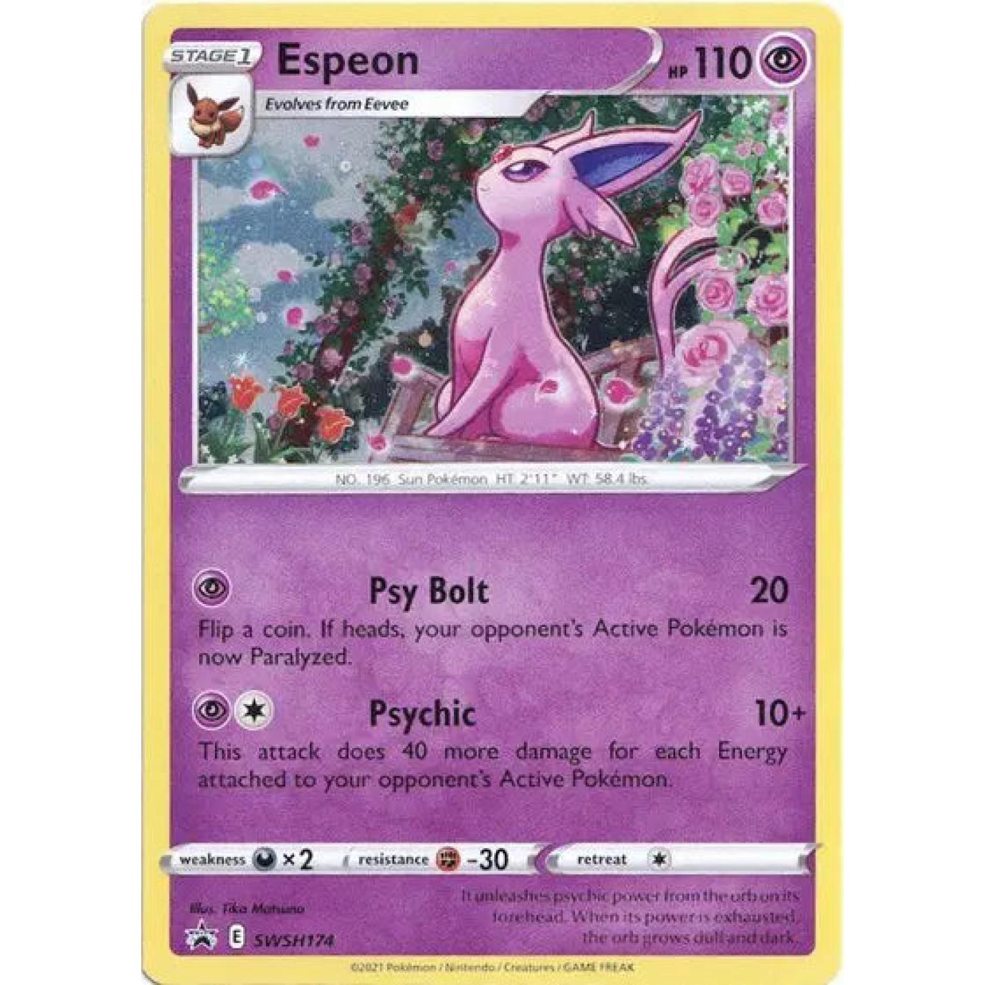 Espeon SWSH174 – Sword & Shield Promo – Holofoil