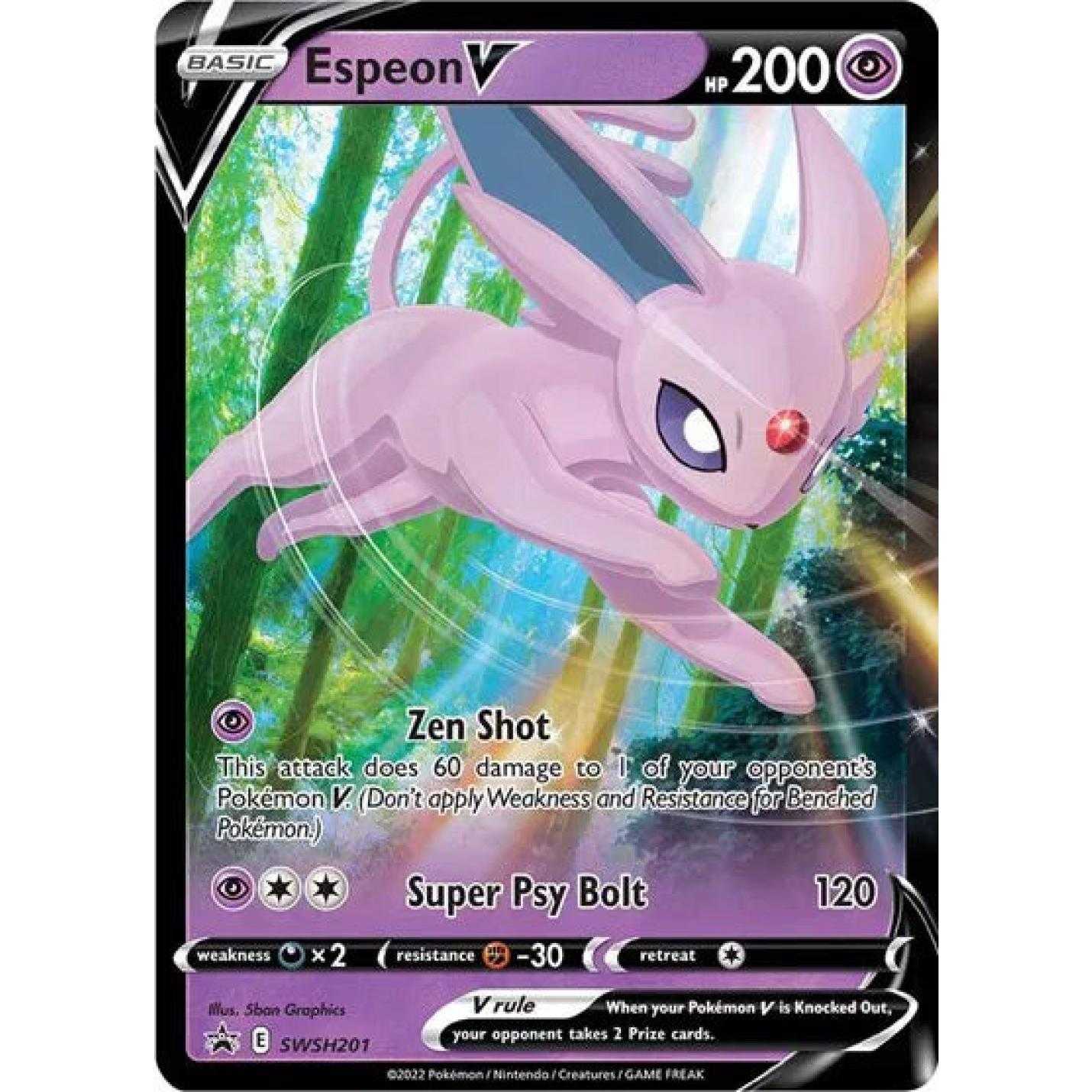 Espeon V SWSH201 - Sword & Shield Promo - Holofoil