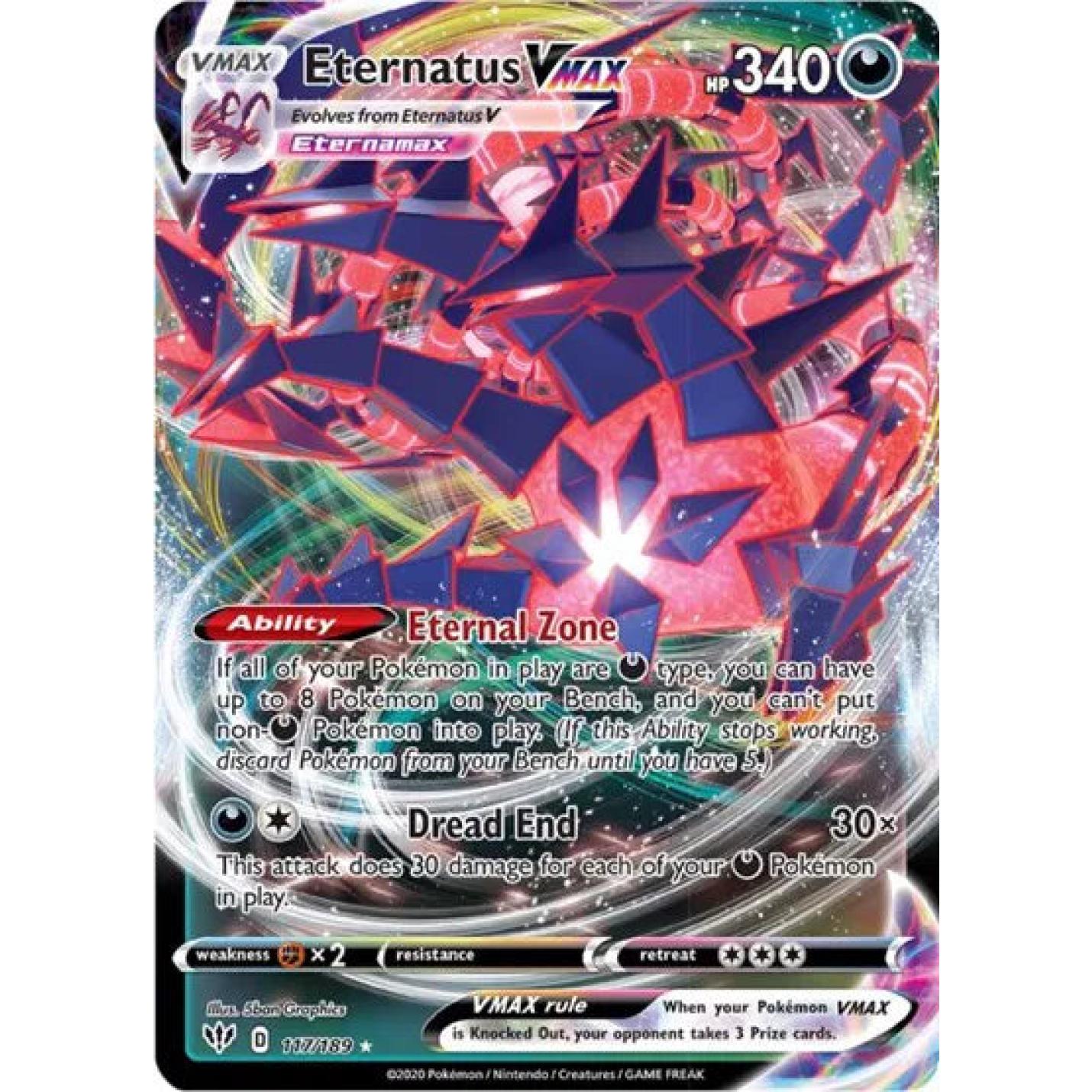 Eternatus VMAX 117/189 - Darkness Ablaze - Holofoil