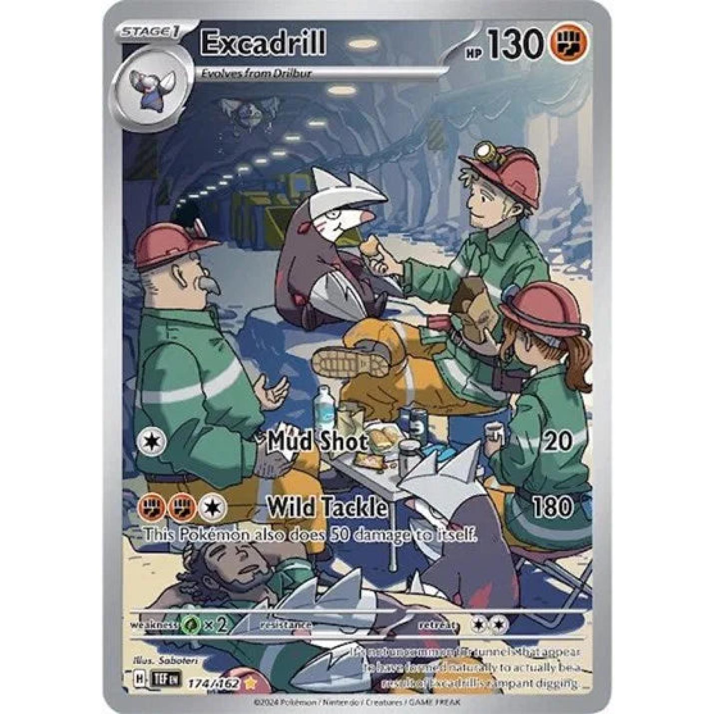 Excadrill 174/162 - Temporal Forces - Holofoil