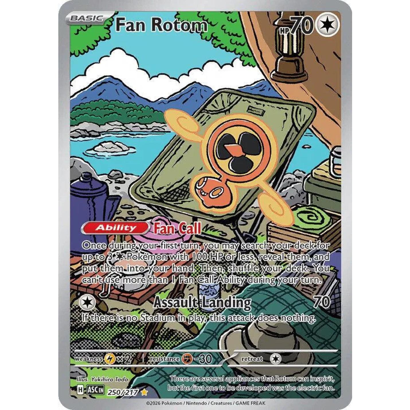 Fan Rotom 250/217 - Ascended Heroes - Holofoil