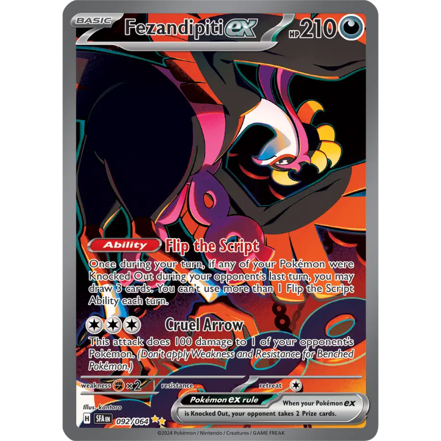 Fezandipiti ex 092/064 - Shrouded Fable - Holofoil
