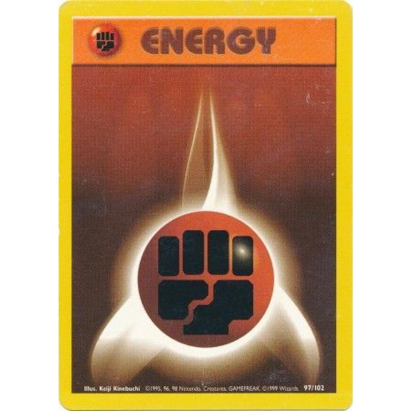 Fighting Energy 97/102 - Base Set (Unlimited) - Normal
