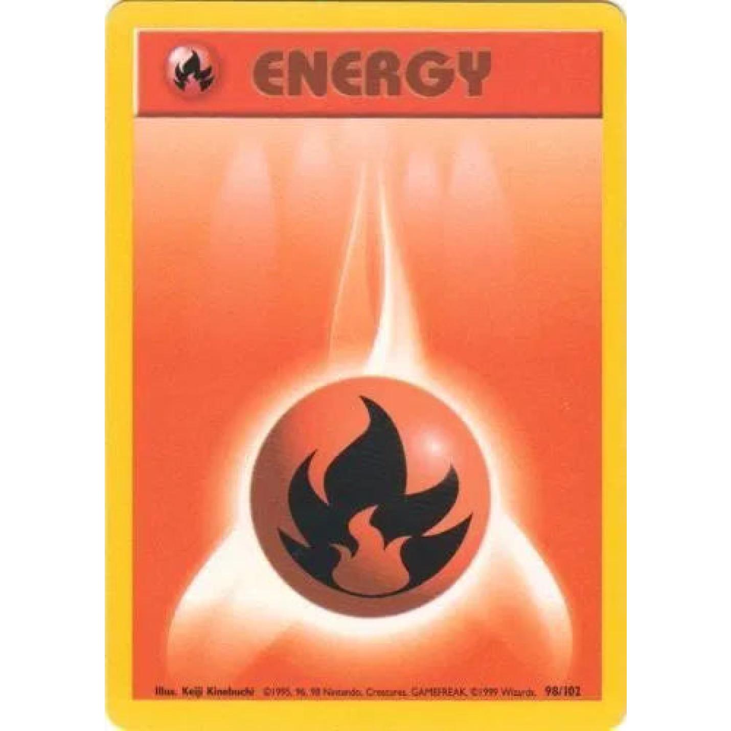 Fire Energy 98/102 - Base Set (Unlimited) - Normal