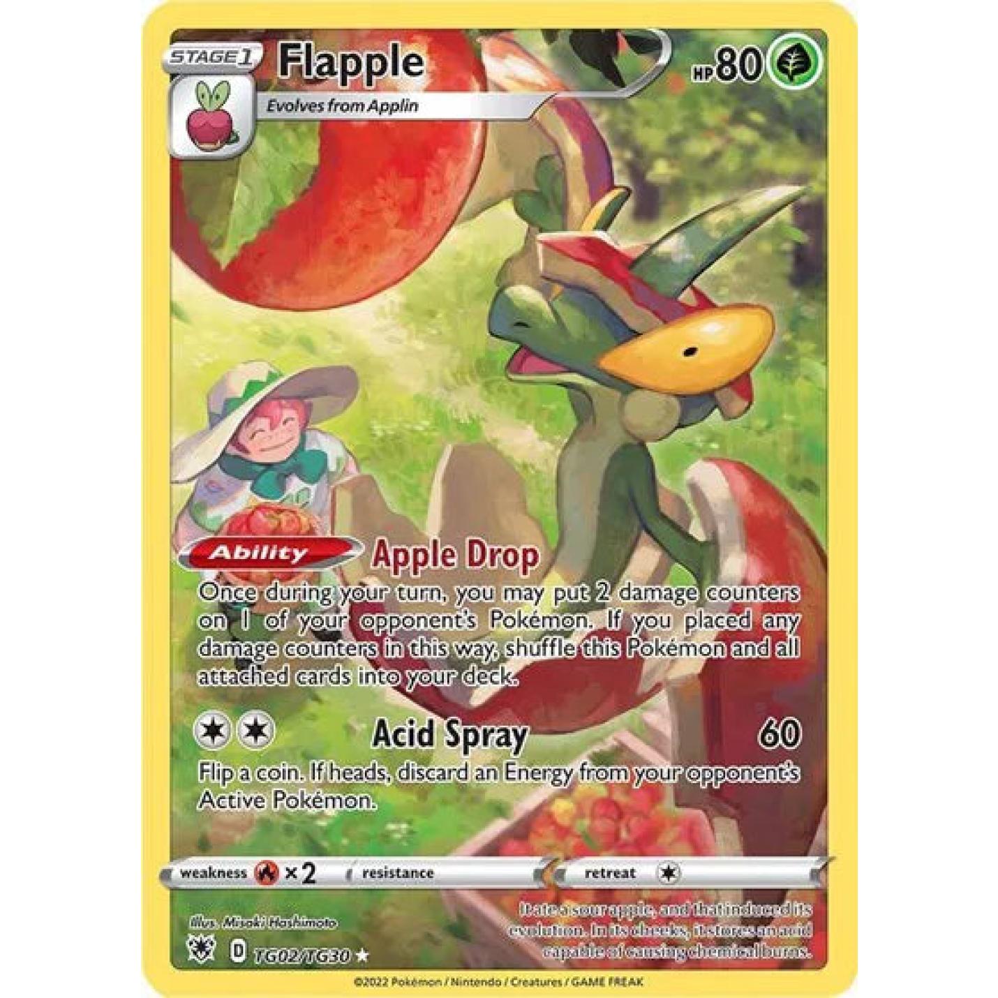 Flapple TG02/TG30 - Astral Radiance Trainer Gallery - Holofoil