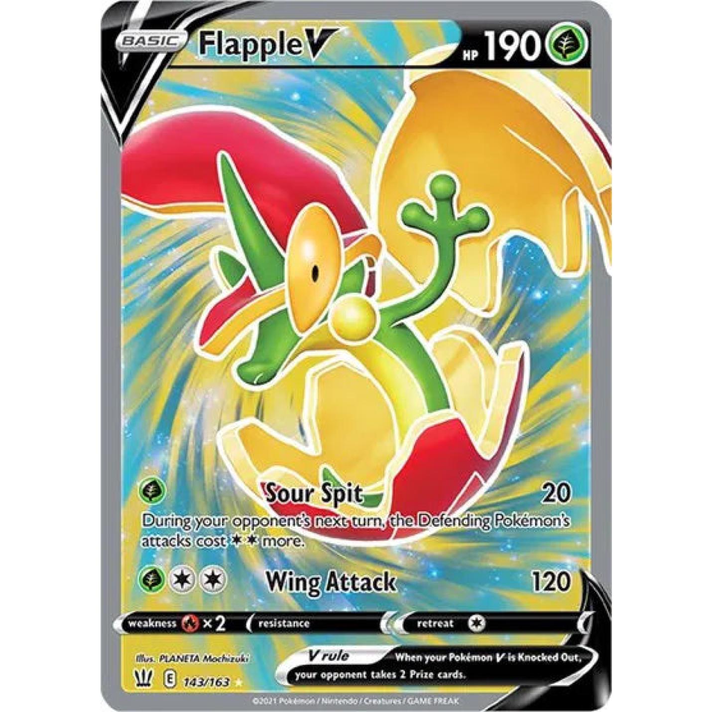 Flapple V 143/163 - Battle Styles - Holofoil