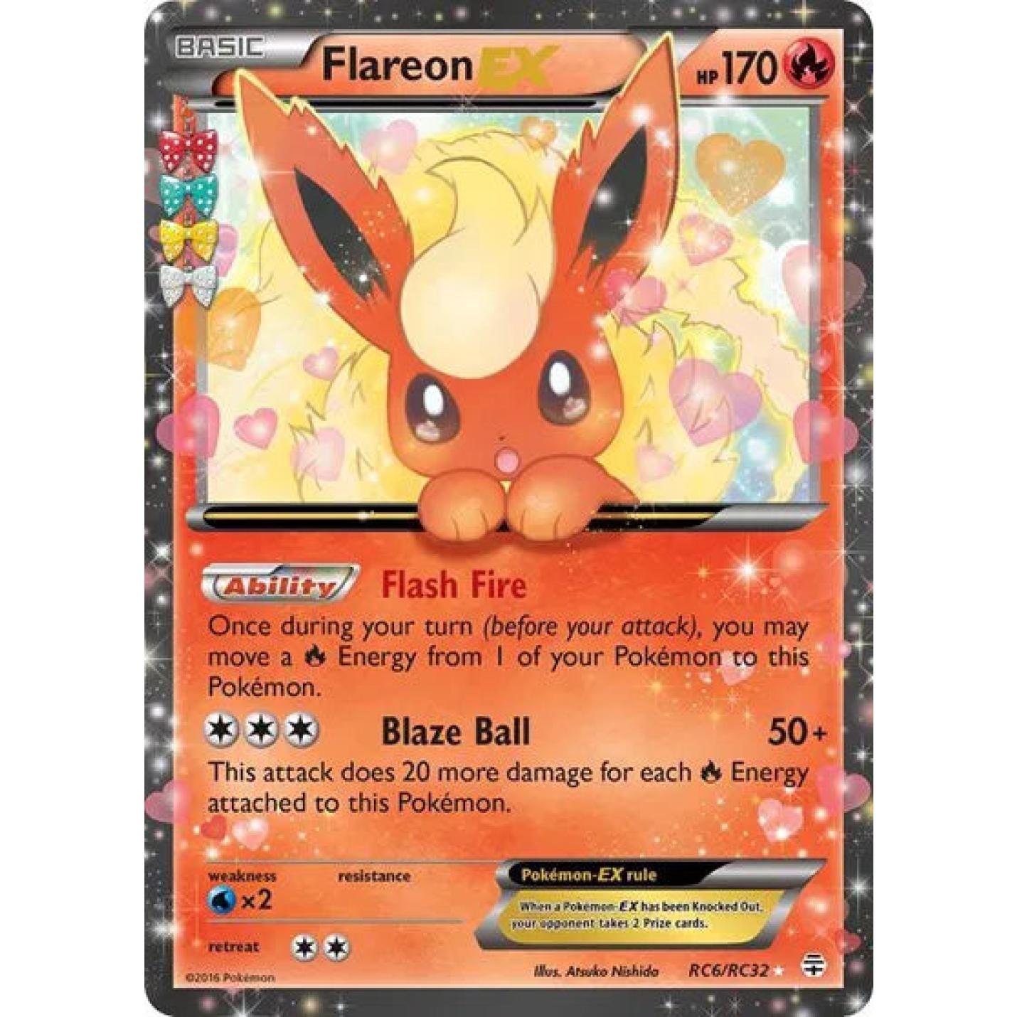 Flareon EX RC6/RC32 - Generations: Radiant Collection - Holofoil