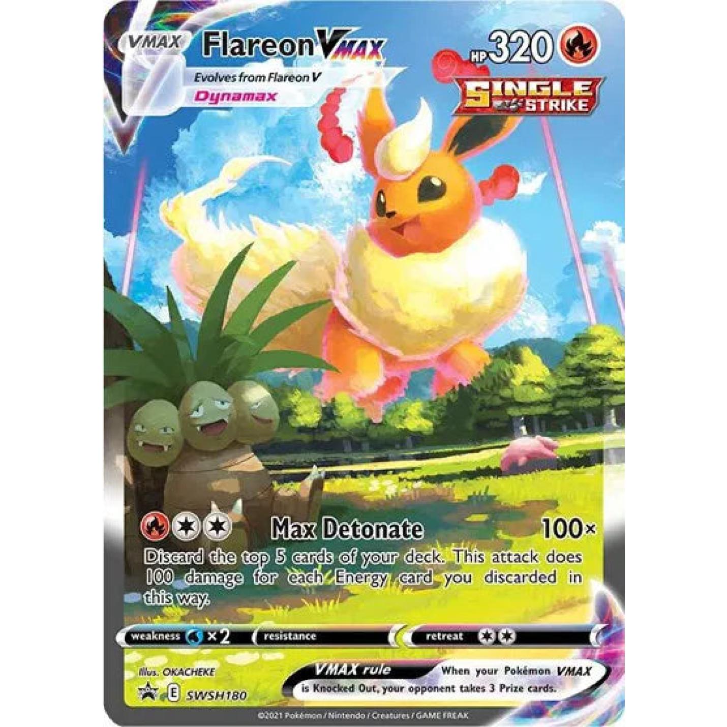 Flareon VMAX SWSH180 - Sword & Shield Promo - Holofoil