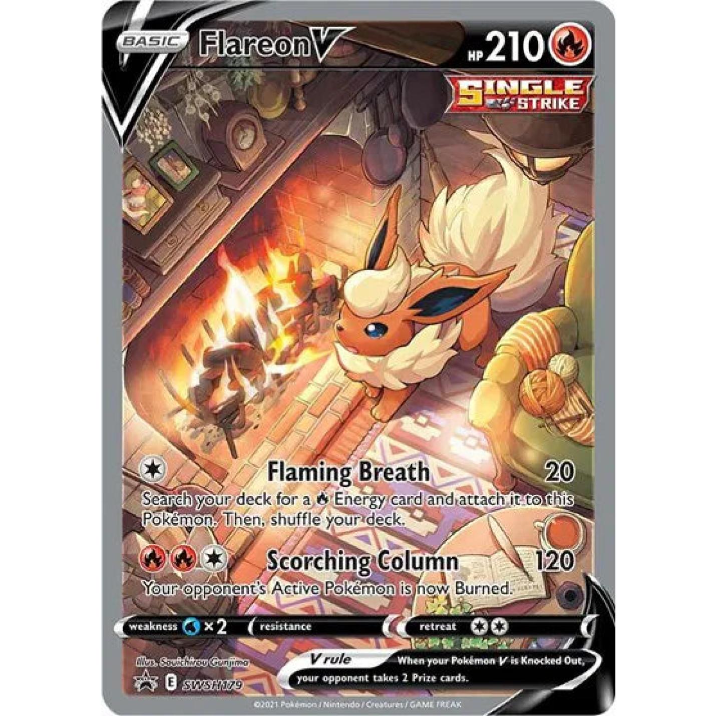 Flareon V SWSH179 - Sword & Shield Promo - Holofoil