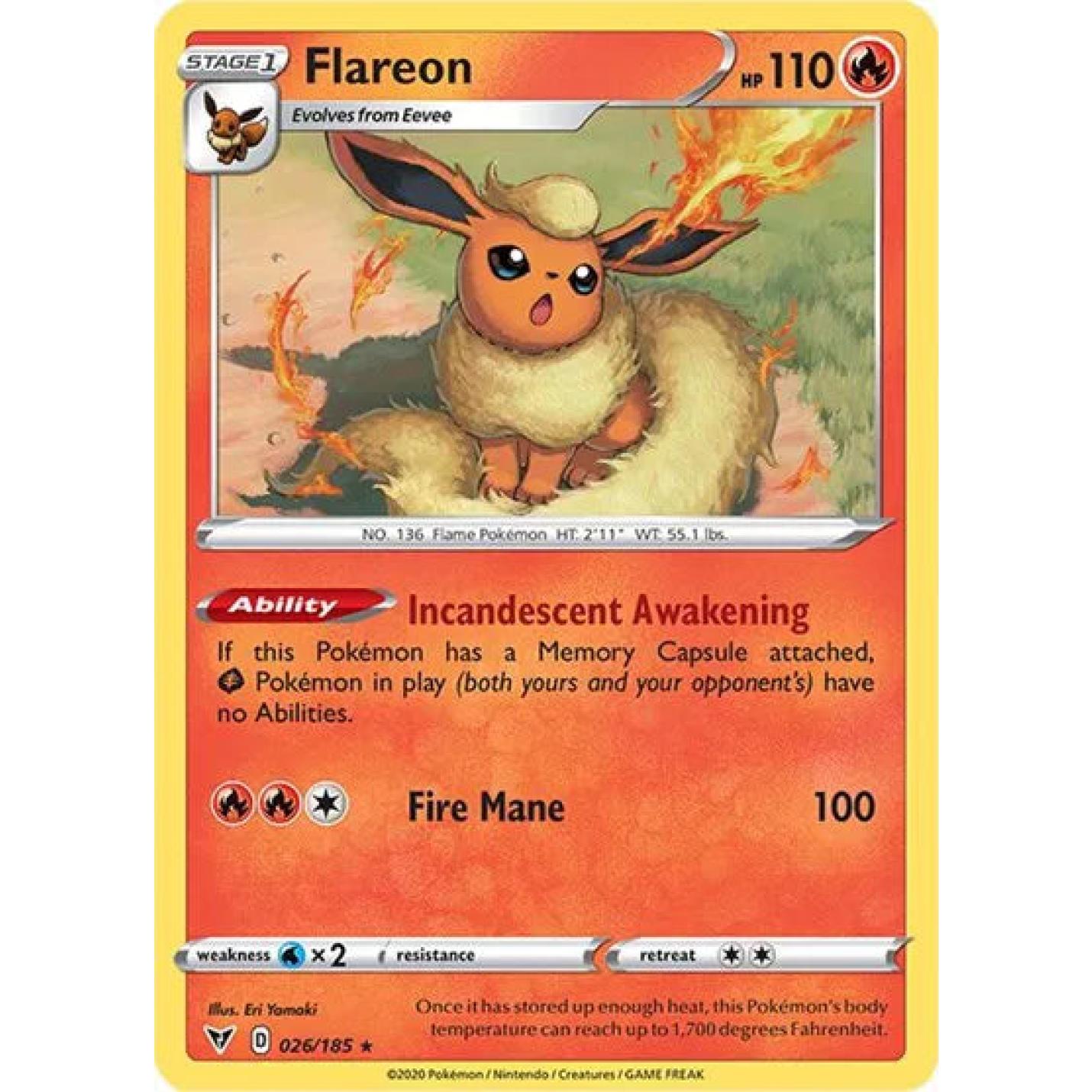 Flareon 026/185 - Vivid Voltage - Normal