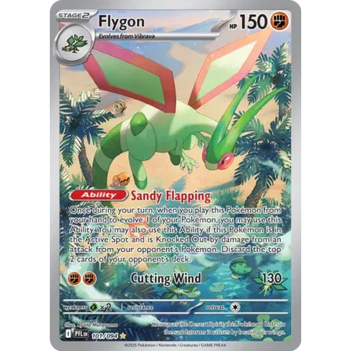 Flygon 101/094 - Phantasmal Flames - Holofoil