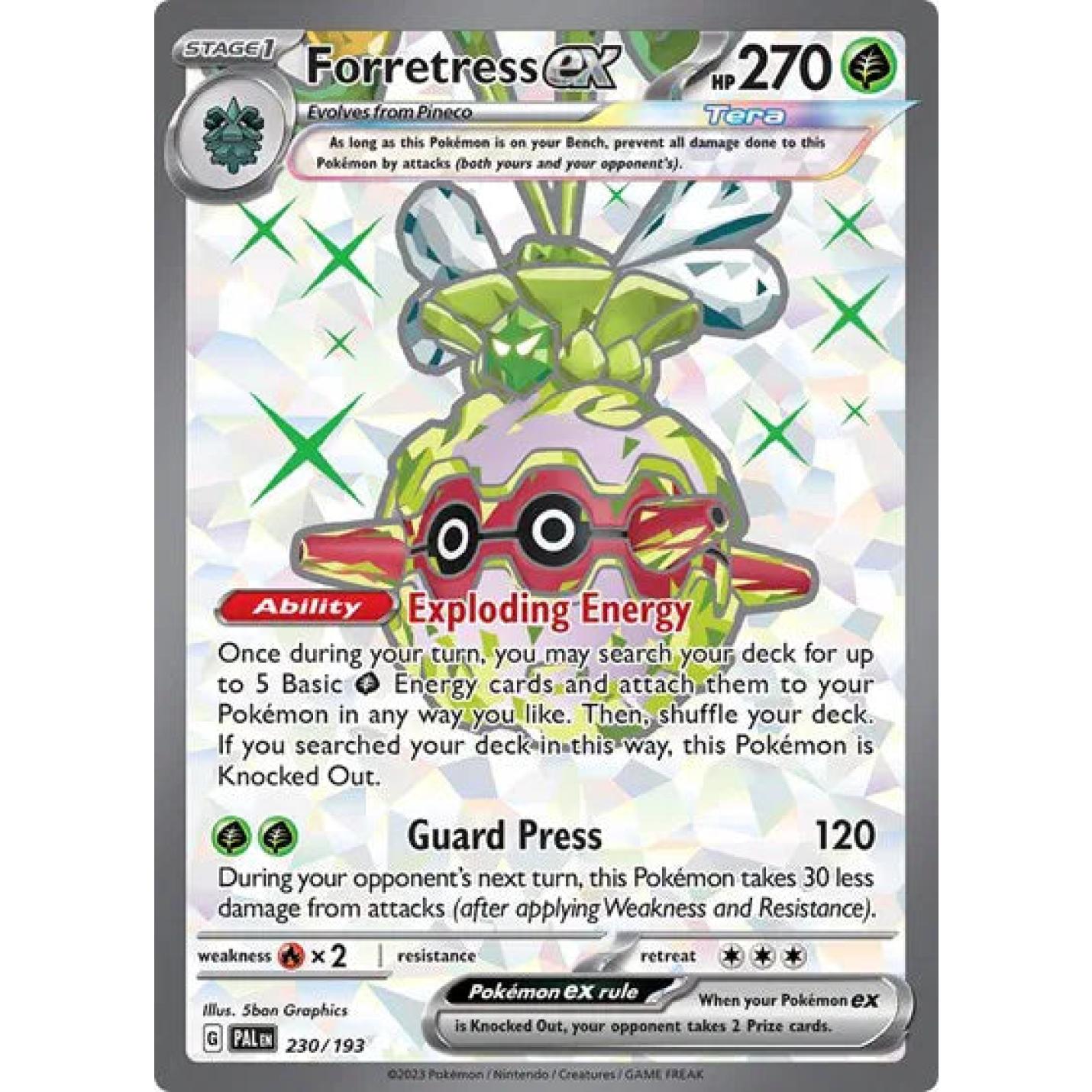 Forretress ex 230/193 - Paldea Evolved - Holofoil