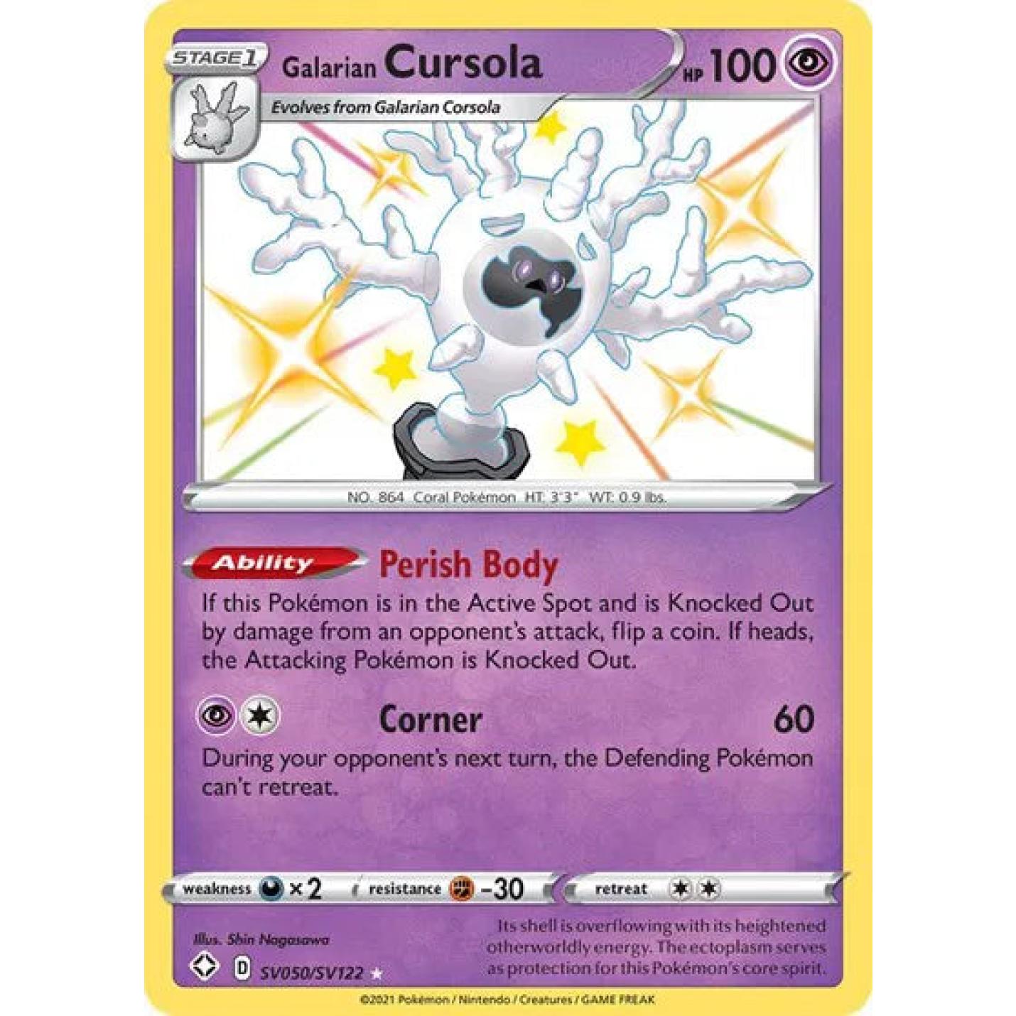 Galarian Cursola SV050/SV122 - Shining Fates: Shiny Vault - Holofoil
