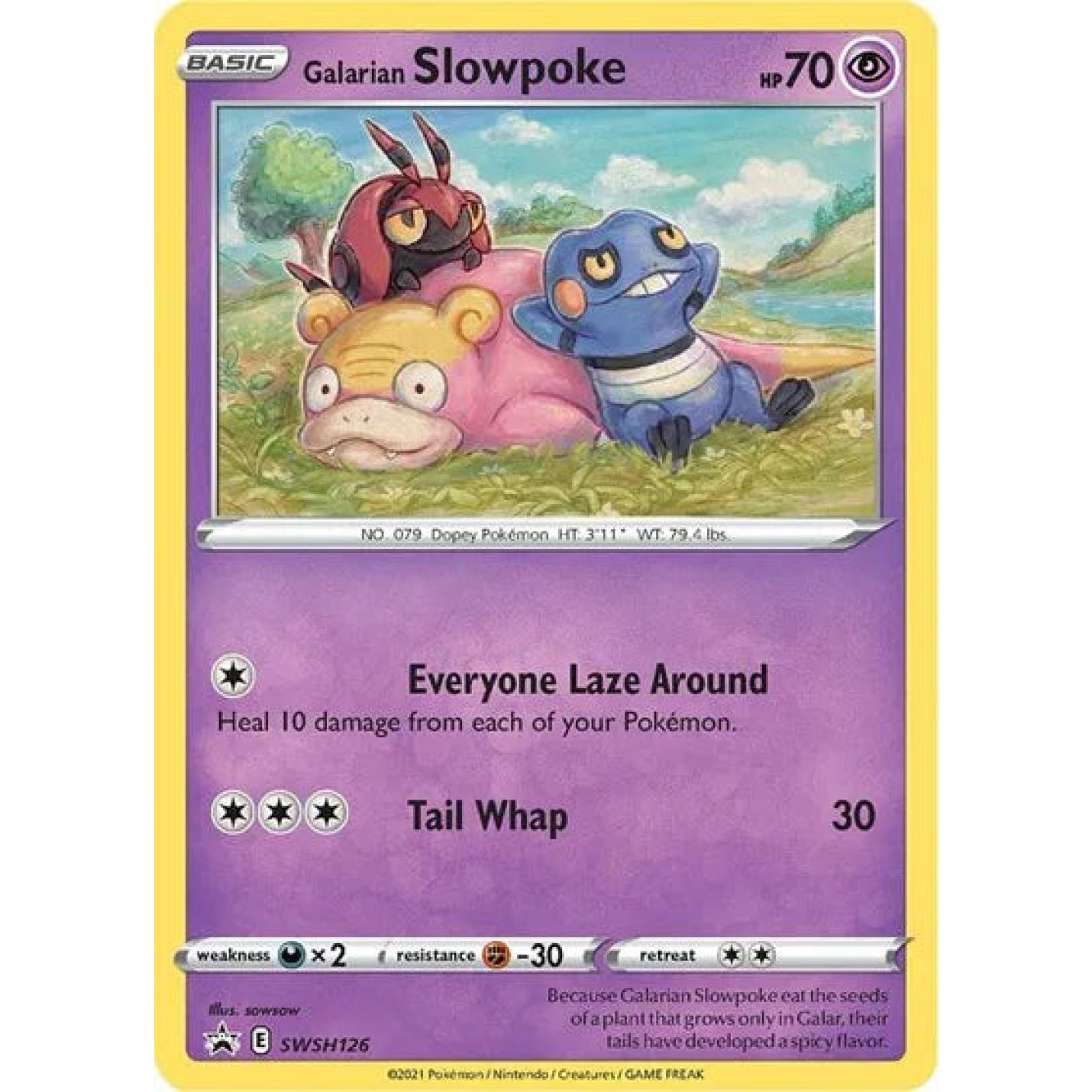 Galarian Slowpoke SWSH126 - Sword & Shield Promo - Holofoil