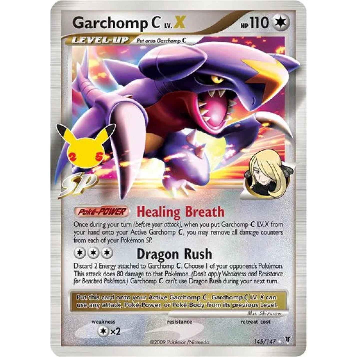 Garchomp C LV.X 145/147 - Celebrations: Classic Collection - Holofoil