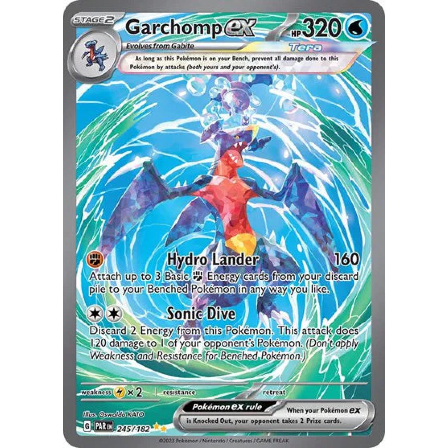 Garchomp ex 245/182 - Paradox Rift - Holofoil