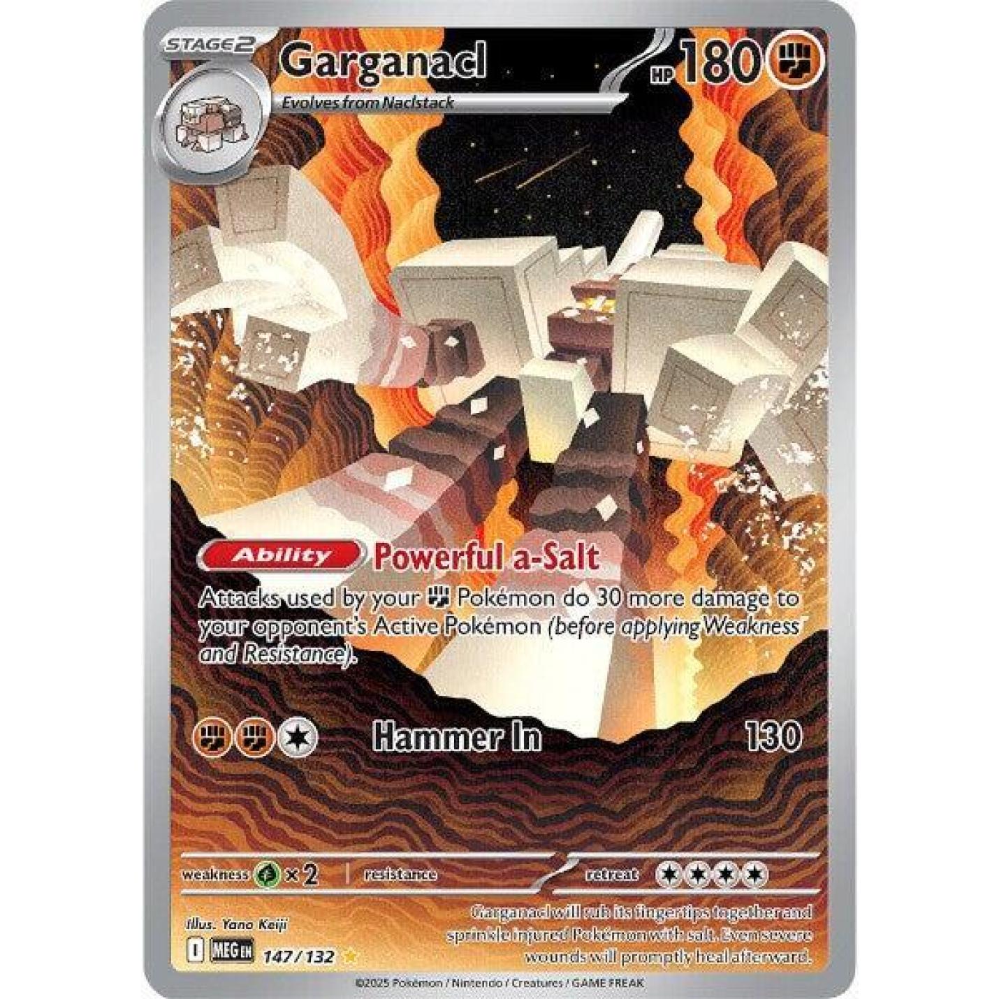 Garganacl 147/132 - Mega Evolution - Holofoil