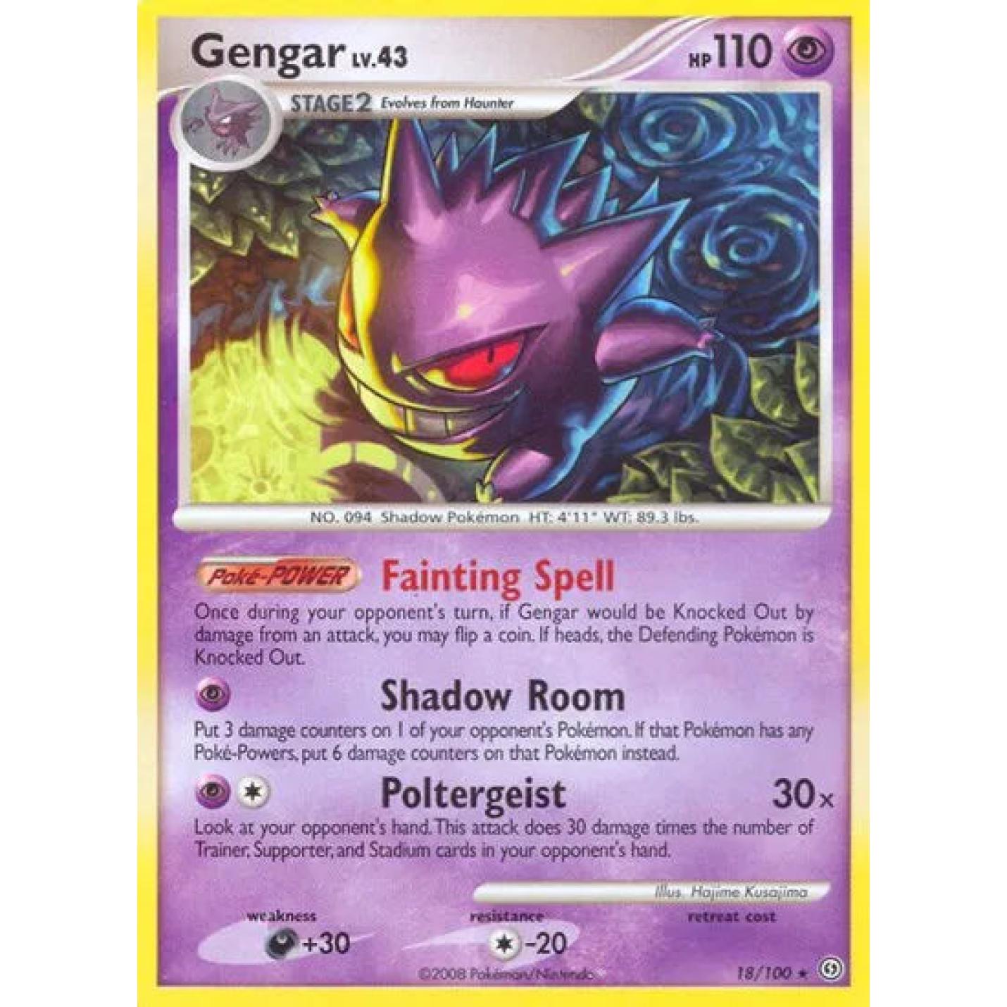 Gengar Lv.43 18/100 - Stormfront - Normal